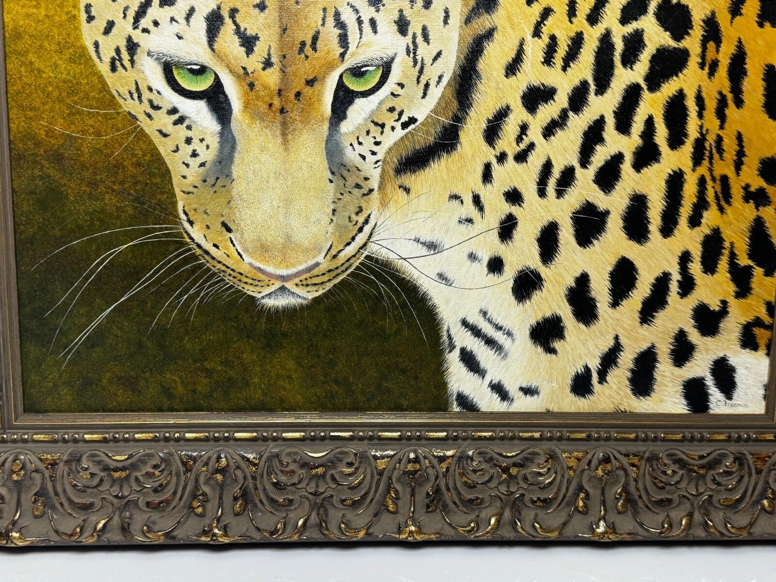 Wildlifeschilderij Luipaard in de Wildernis Masai Mara Kenia, naar voorbeeld van Pip McGarry photo Kunst