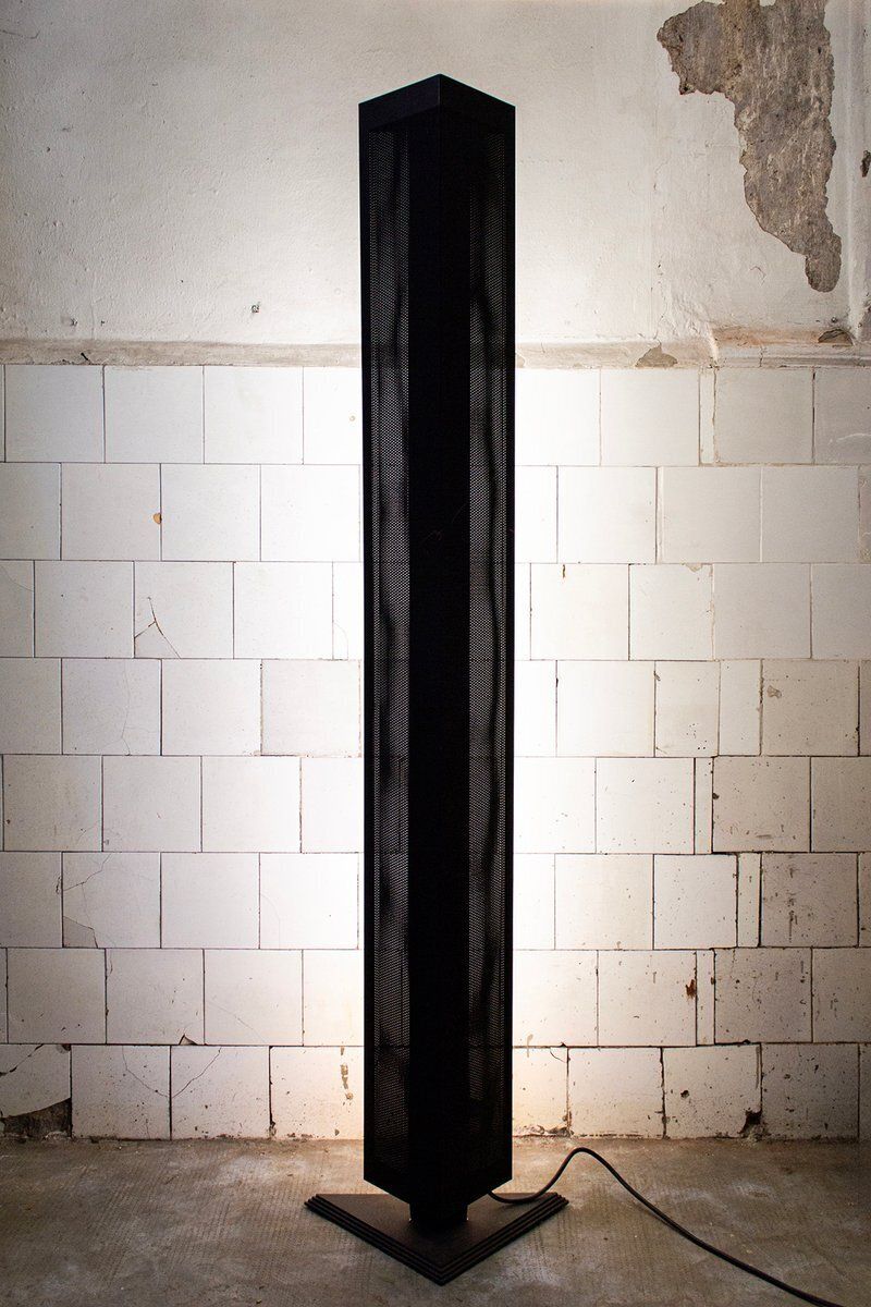 Three Light Metal Floor Lamp For Status Italia, 1990s photo for sale