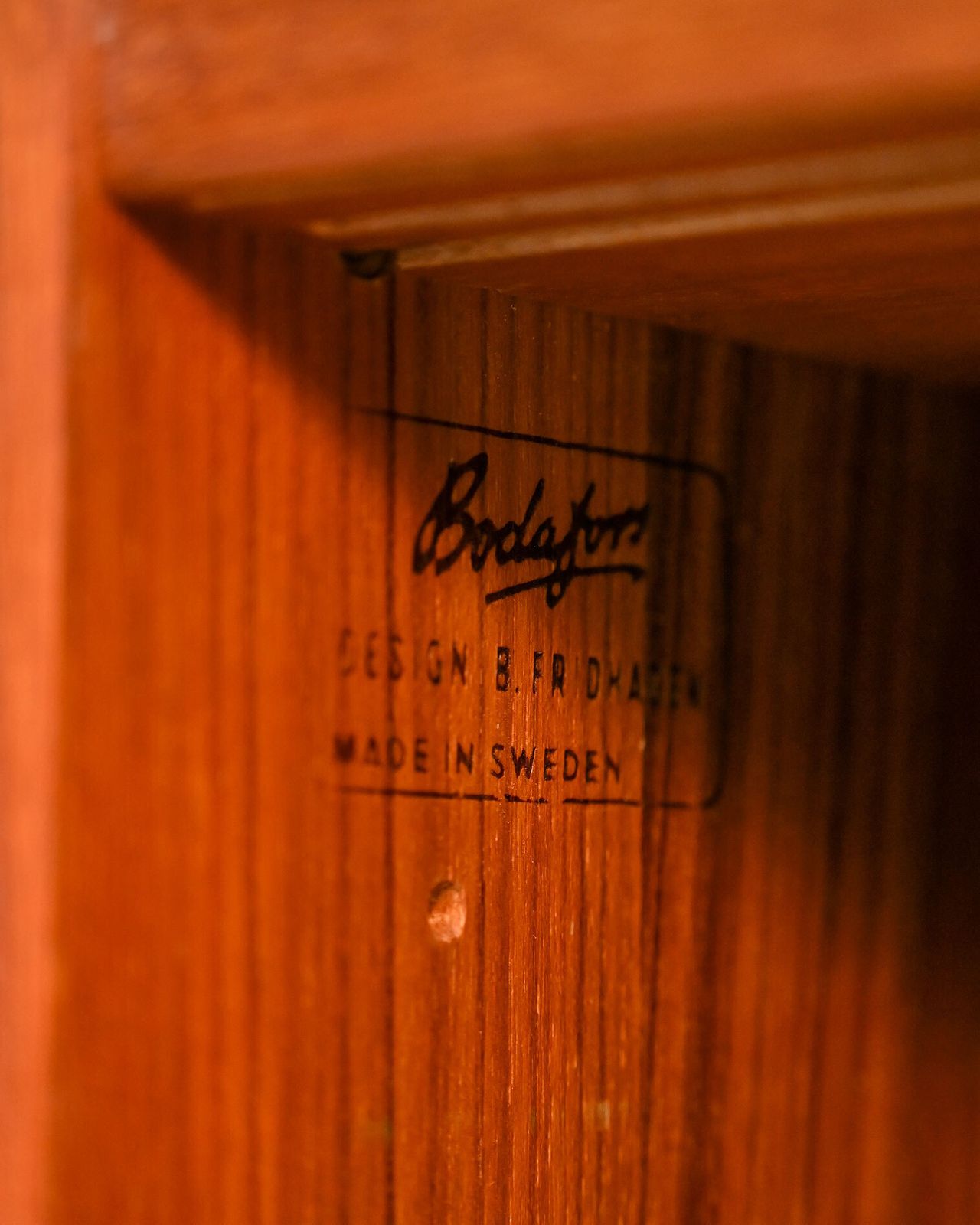 photo furniture “Bodafors” Bar Cabinet By Erik Wørts, 1960s