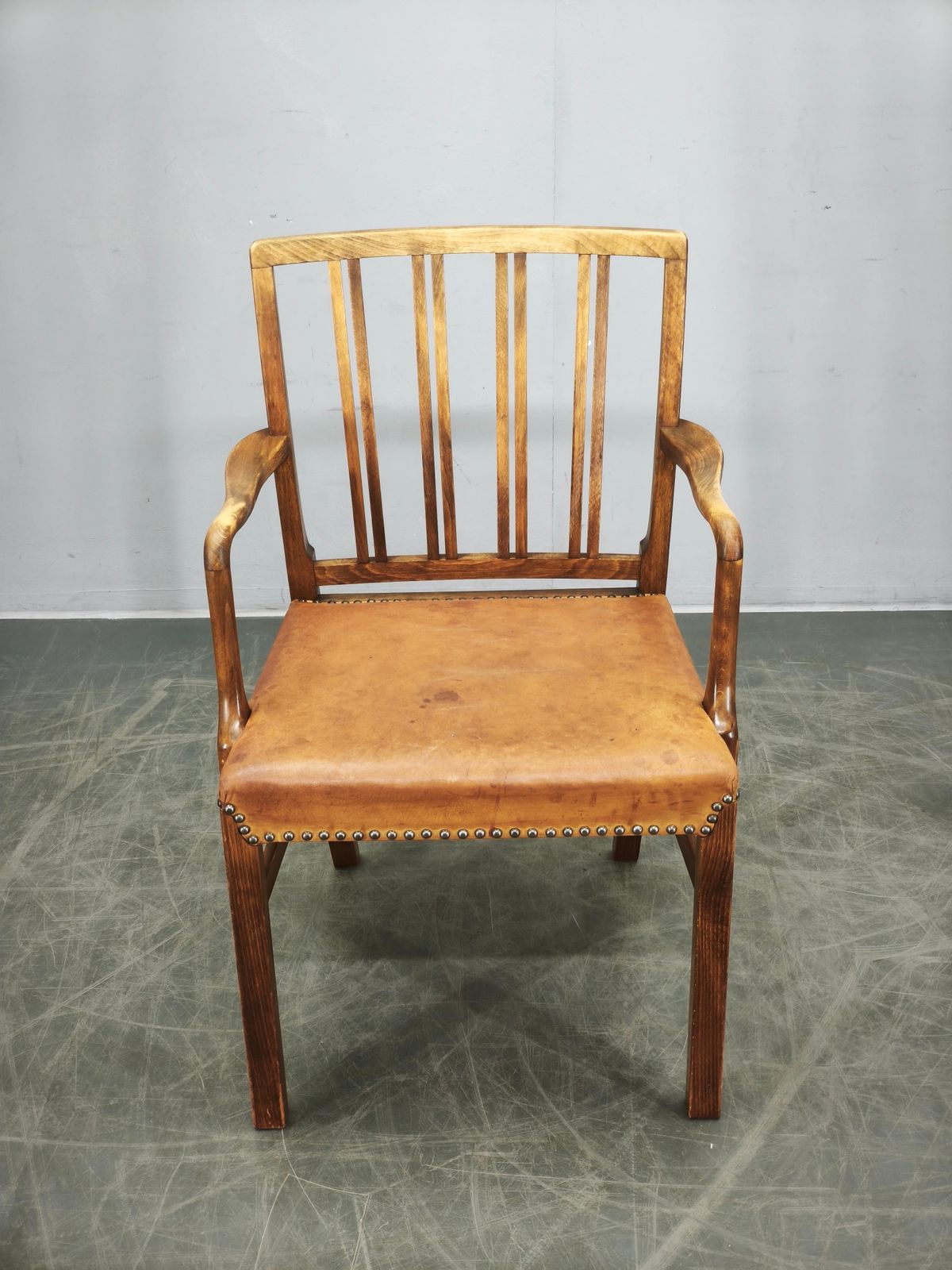 photo vinterior Ole Wanscher Model 1675 Fauteuil voor Fritz Hansen, Denemarken 1942