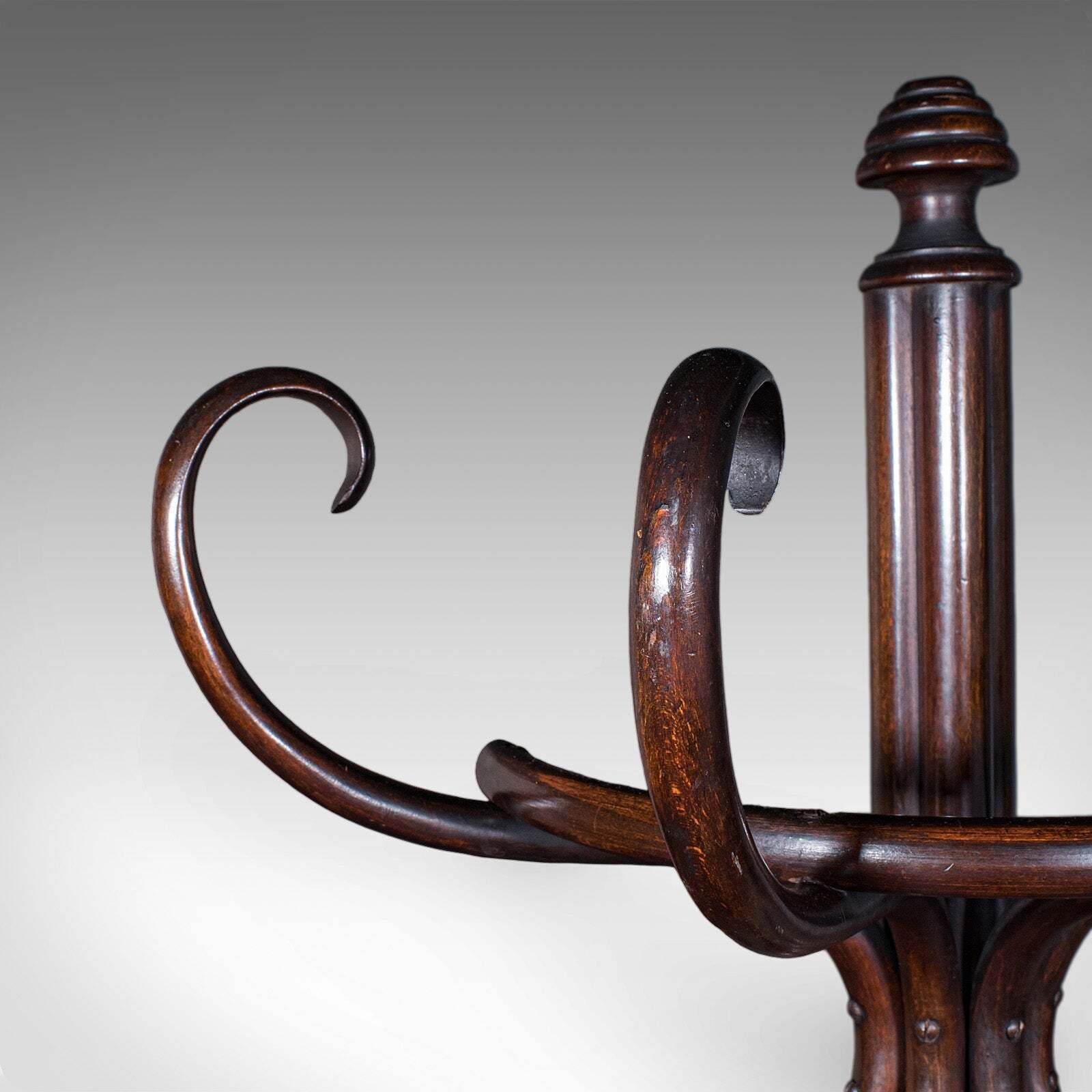 Antique Half Hall Stand, Austrian, Bentwood, Coat Tree, Rack, Thonet, Victorian photo buy