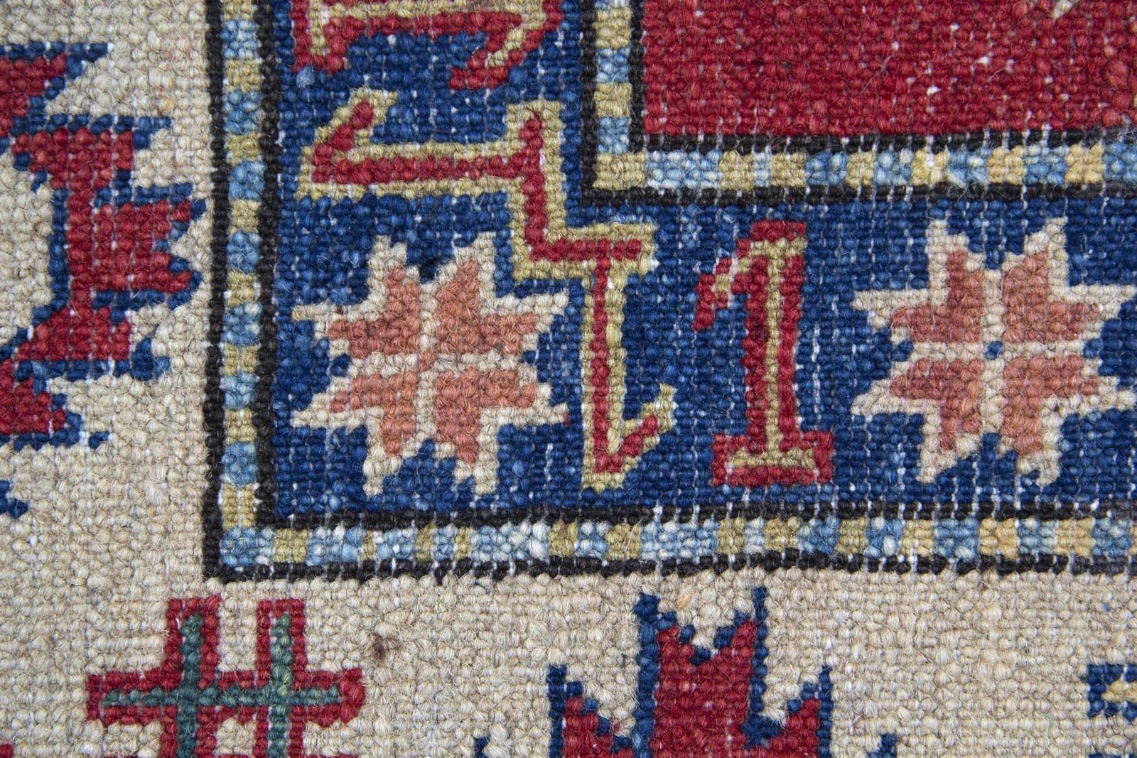 Tapis faits main, tapis afghans géométriques rouges, tapis à vendre 182 x 265 cm photo for sale