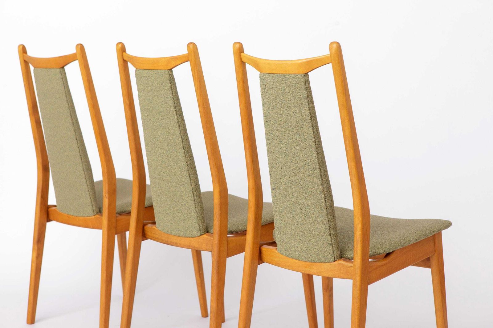 Vintage eetkamerstoelen, set van 4 – Mid-Century Modern, ca. jaren 1960, Casala, beukenhout photo vinterior