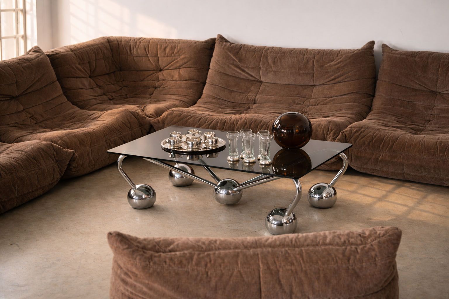 Togo Two Seater Sofa, French Design, 1970s, Designer: Michel Ducaroy, Manufacturer: Ligne Roset photo furniture