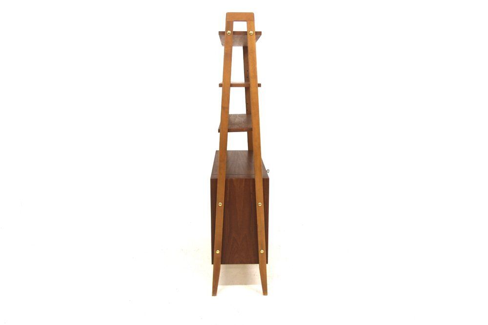 Bibliothèque scandinave Tema en teck, Möbel Ikea, Suède, années 1960 photo Mobilier