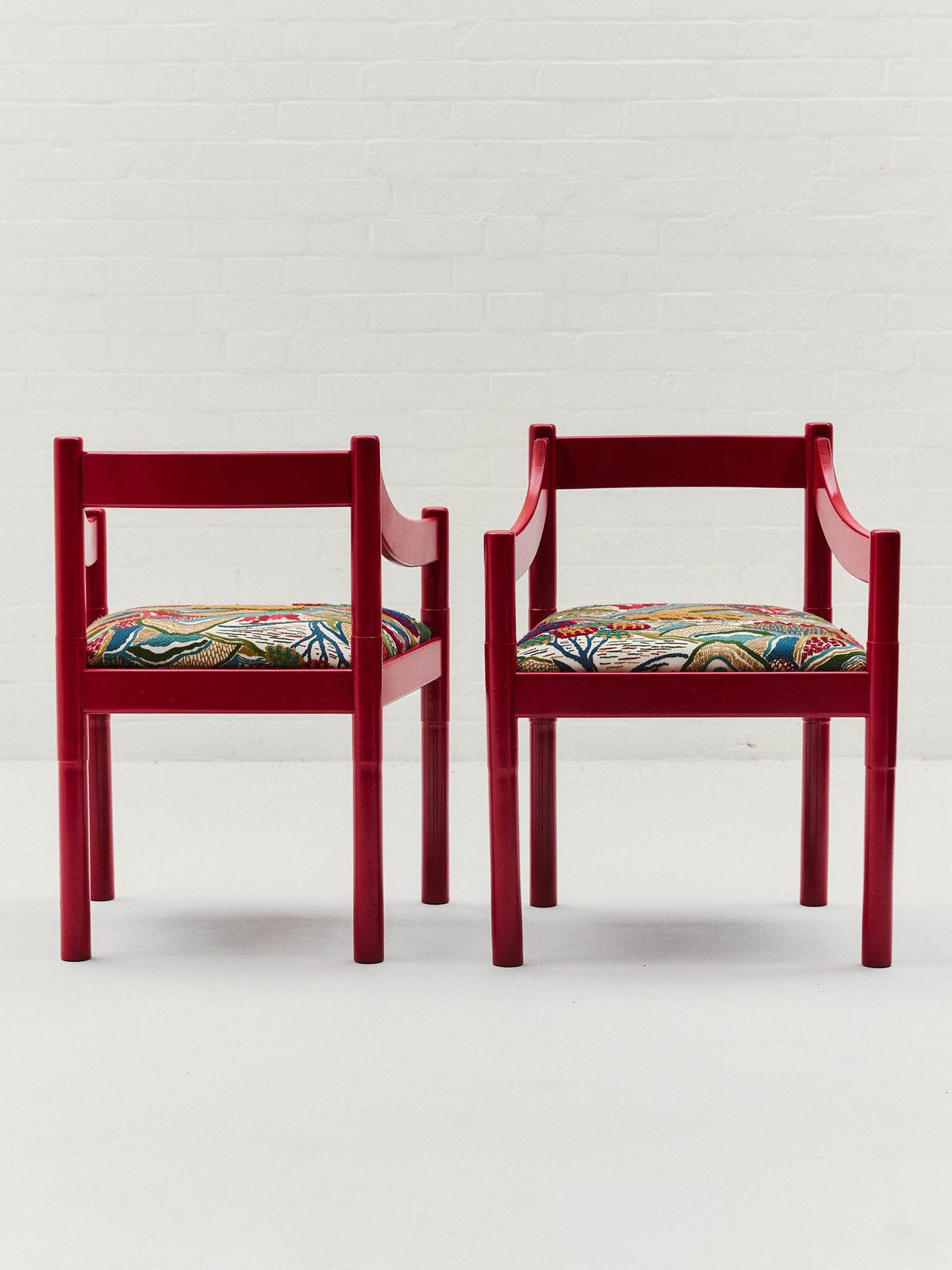 Vico Magistretti C1960s Carimate Chair In Liberty's Mount Stitch In Acacia photo Furniture