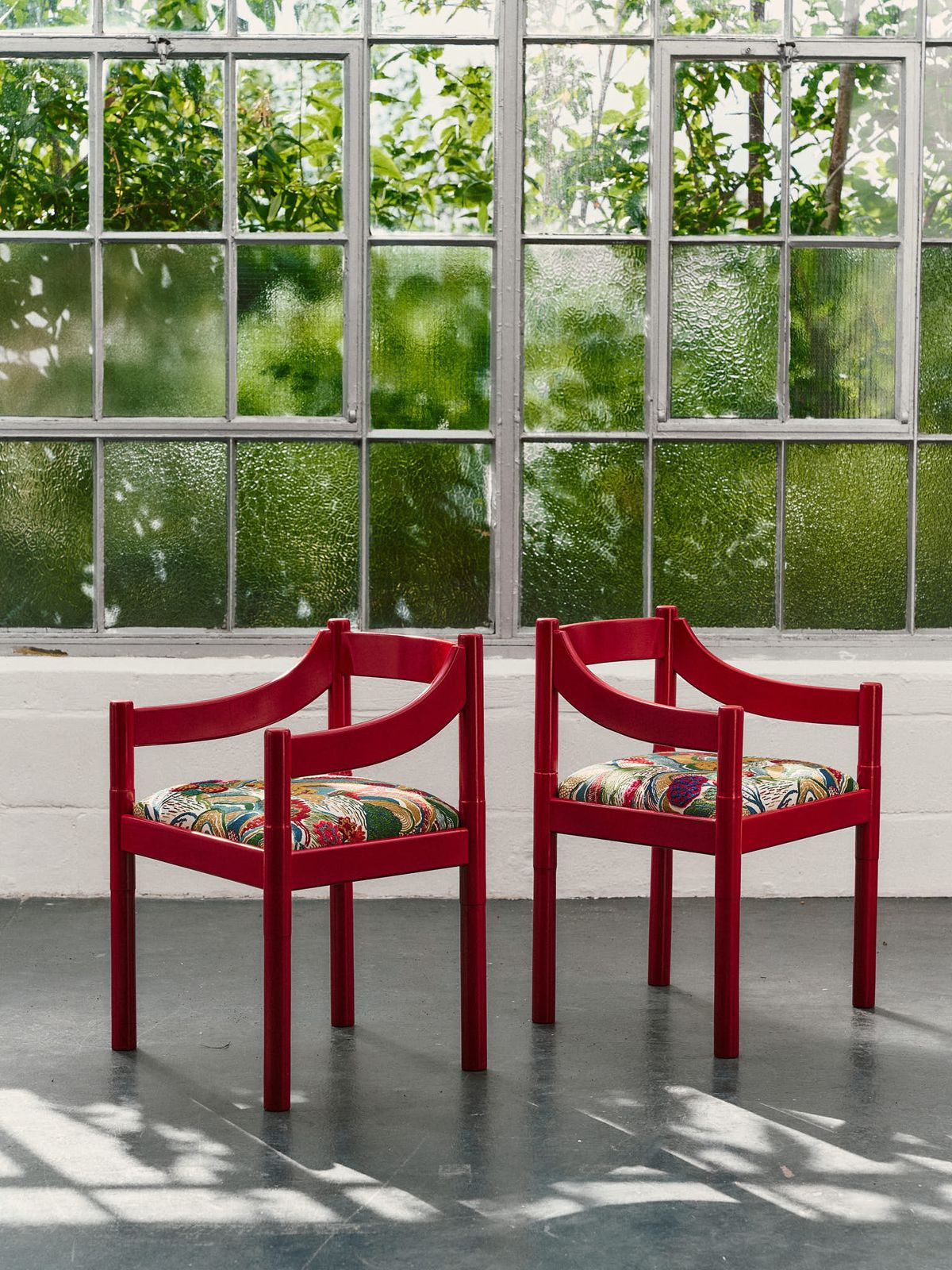 Furniture Vico Magistretti C1960s Carimate Chair In Liberty's Mount Stitch In Acacia photo