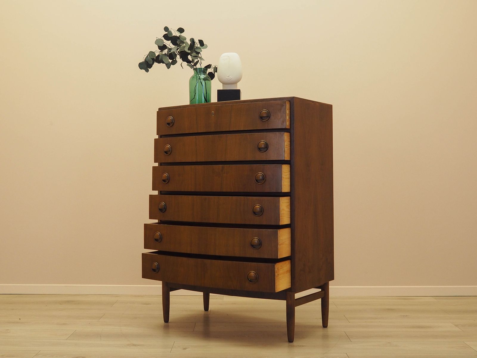 Walnut Chest Of Drawers, Danish Design, 1960s, Designer: Kai Kristiansen. photo Furniture
