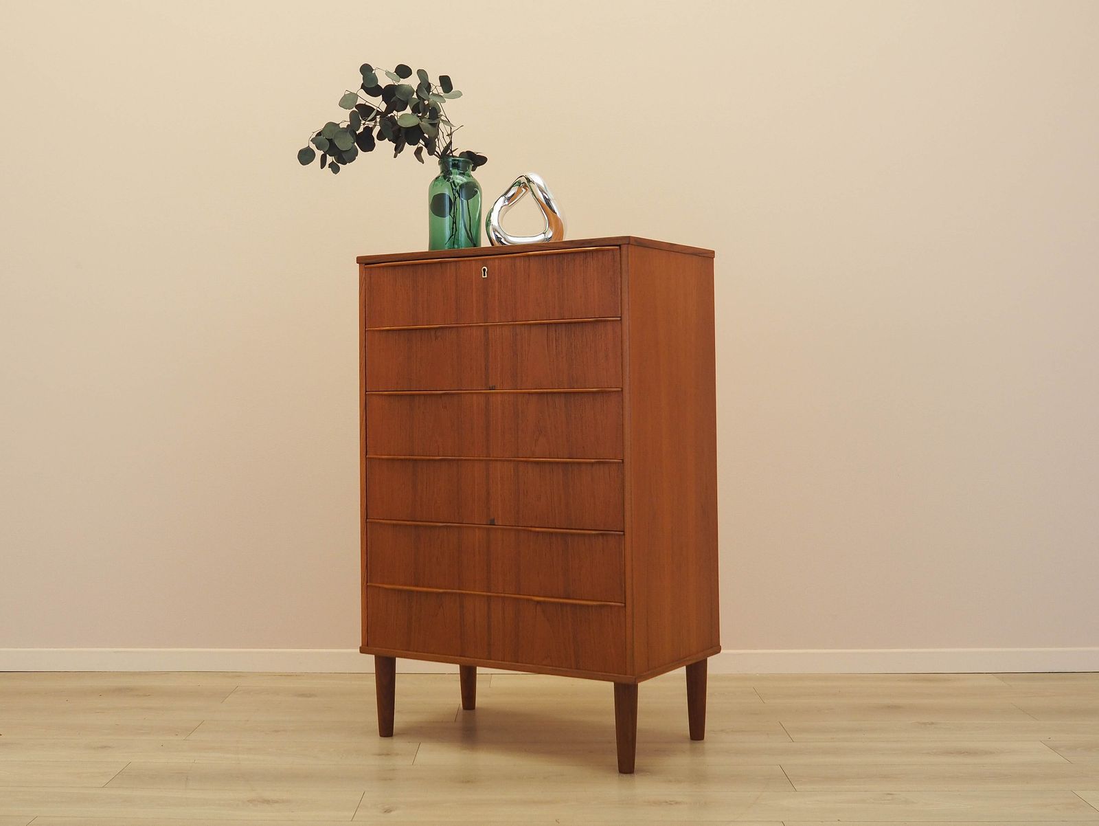 Teak Chest Of Drawers, Danish Design, 1970s, Made In Denmark. photo for sale