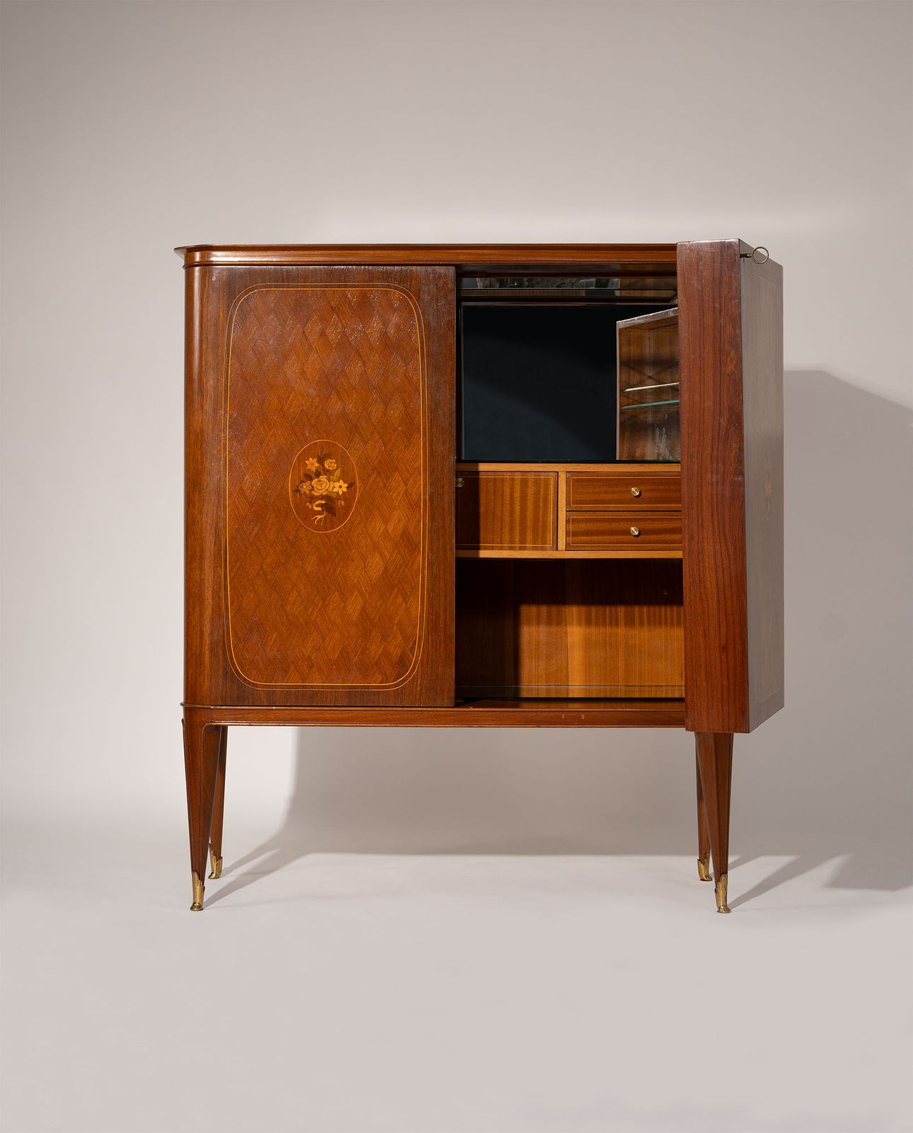 Bar Cabinet, In The Style Of Paolo Buffa photo furniture