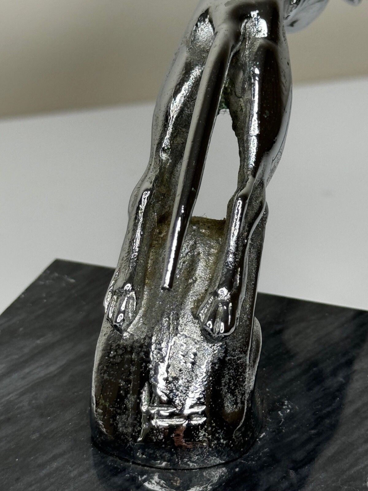 1000.0 Early 20th Century Louis Lejeune Chrome Plated Racing Greyhound Of The Road Classic Mascot photo