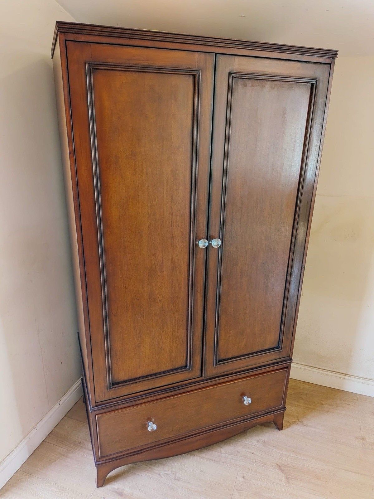Laura Ashley Cherry Wood Two Door Wardrobe photo Furniture