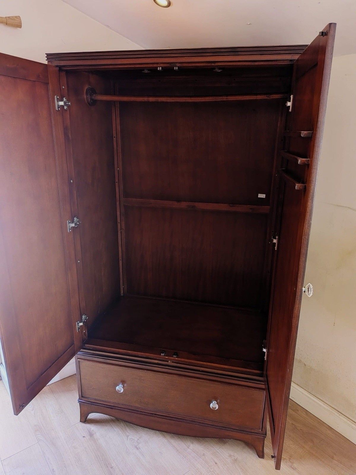 Laura Ashley Cherry Wood Two Door Wardrobe photo 450.0
