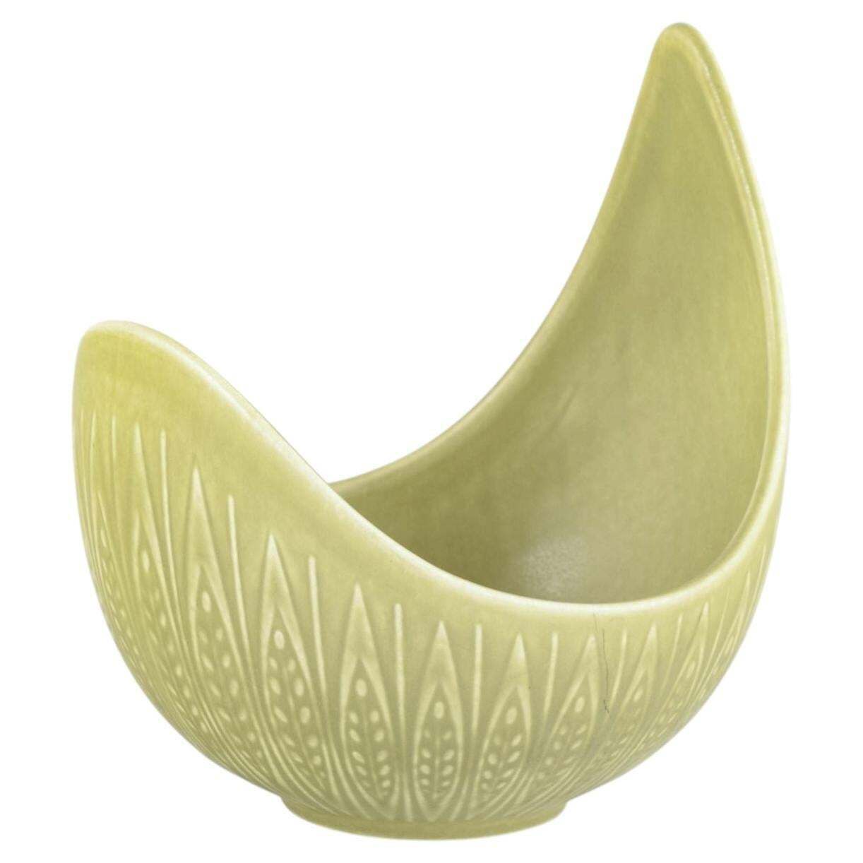 Rörstrand. Coupe décorative à forme organique. Série Rialto, années 1960