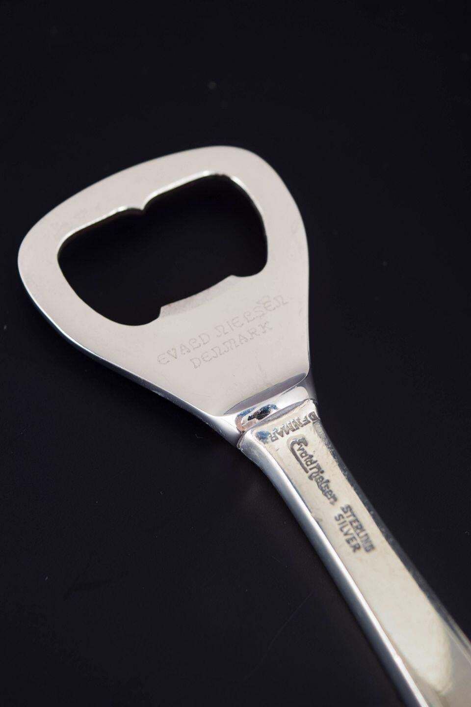 Evald Nielsen, Flessenopener In Sterlingzilver En Roestvrij Staal. Jaren 1940 photo Woonaccessoires