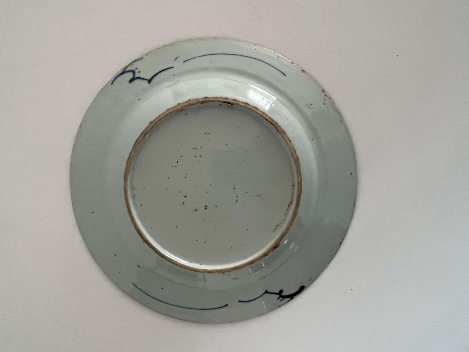 Woonaccessoires Chinees Kangxi Yongzheng Porseleinen Bord Verte Imari Handgeschilderd Qing ca. 1720 photo