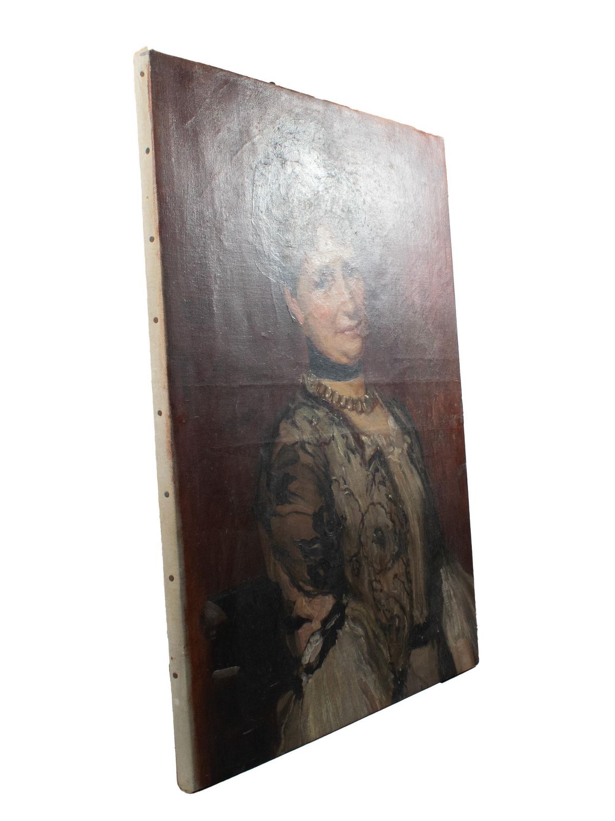 Belle époque Portrait, Lady In Black Lace Bolero   Mnr Jean Louis Forain, C.1895 photo vinterior