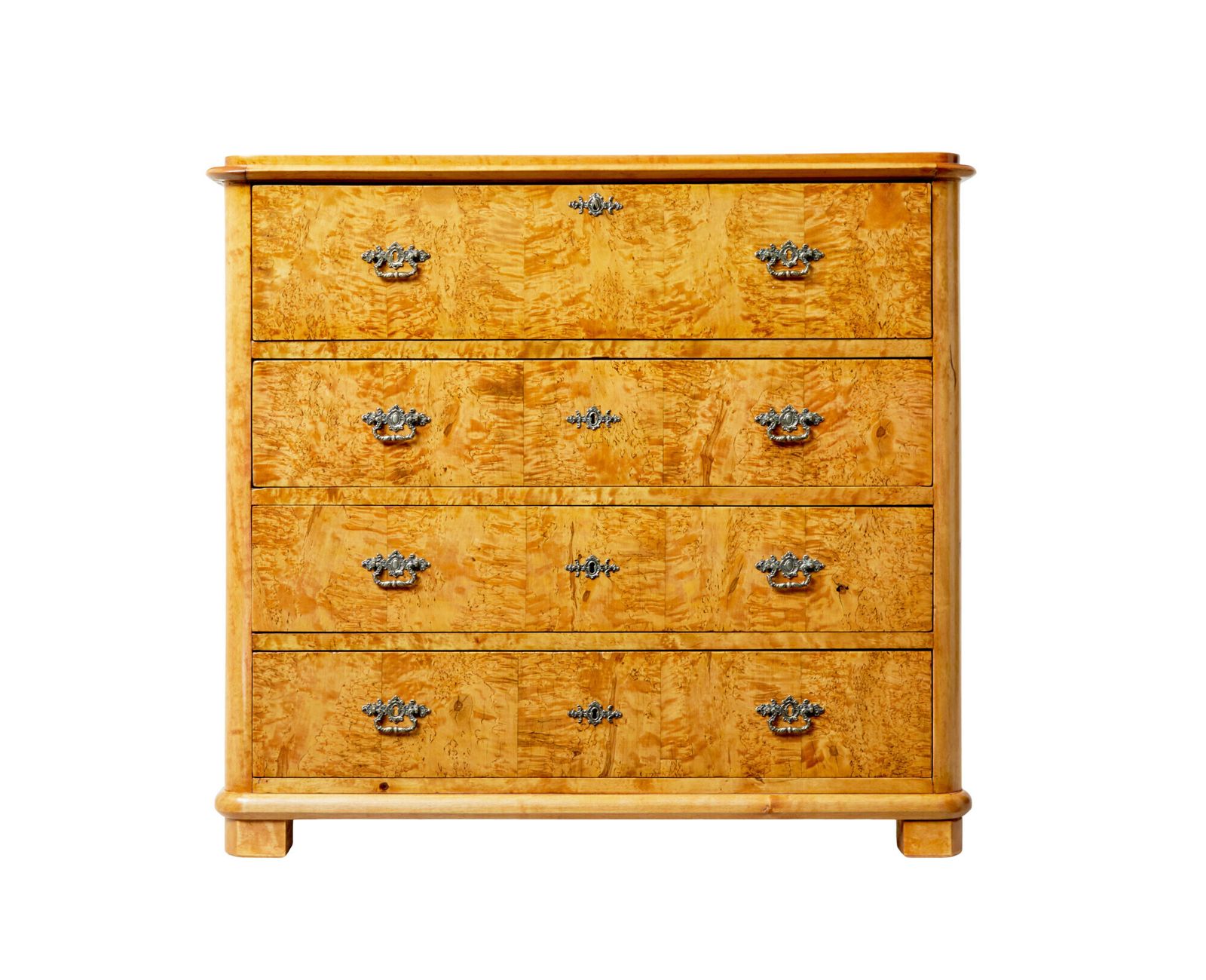 Zweedse secretaire ladekast in wortelbrij, midden 19e eeuw photo 2475.0