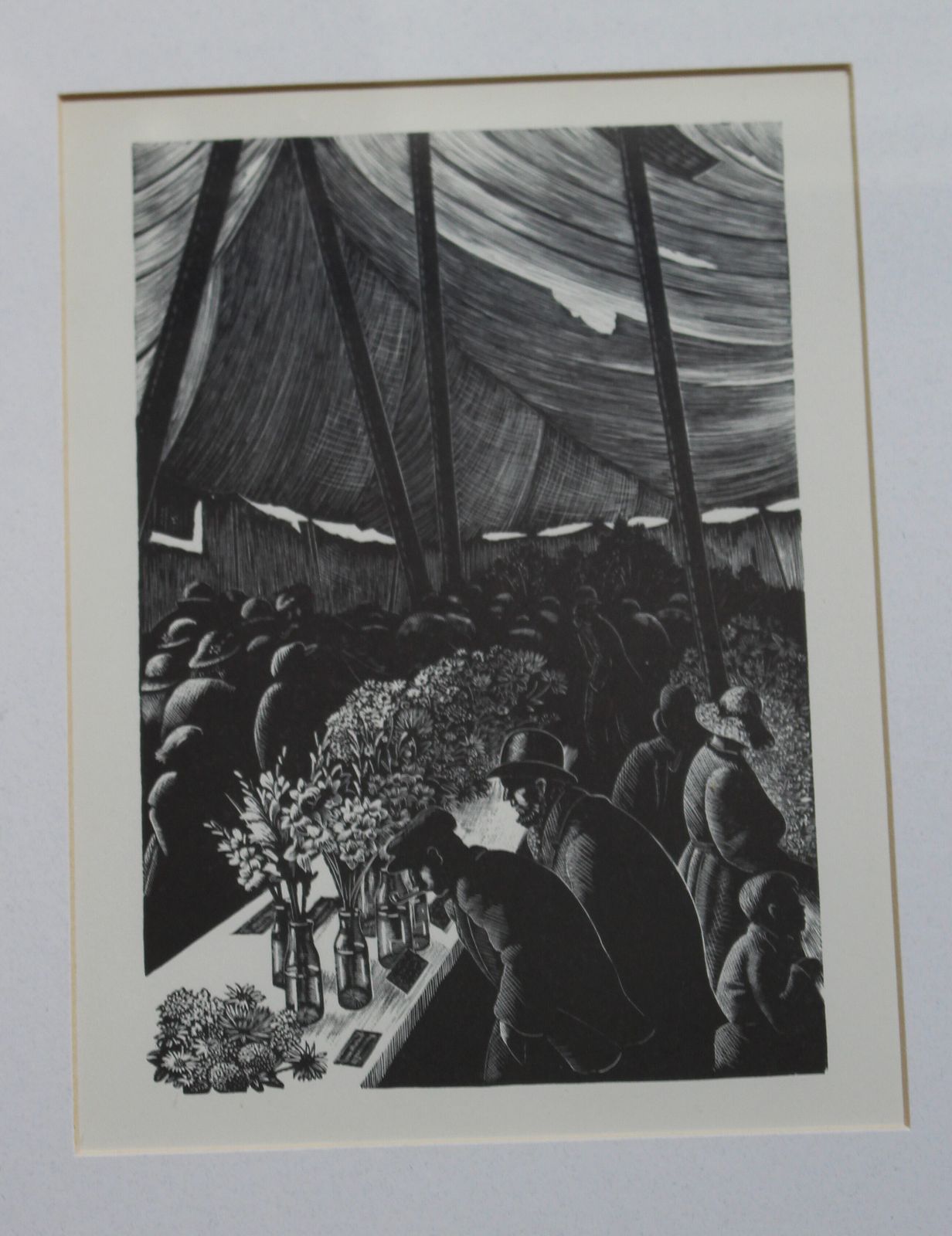 The Flower Show By Clare Leighton 1937 photo furniture
