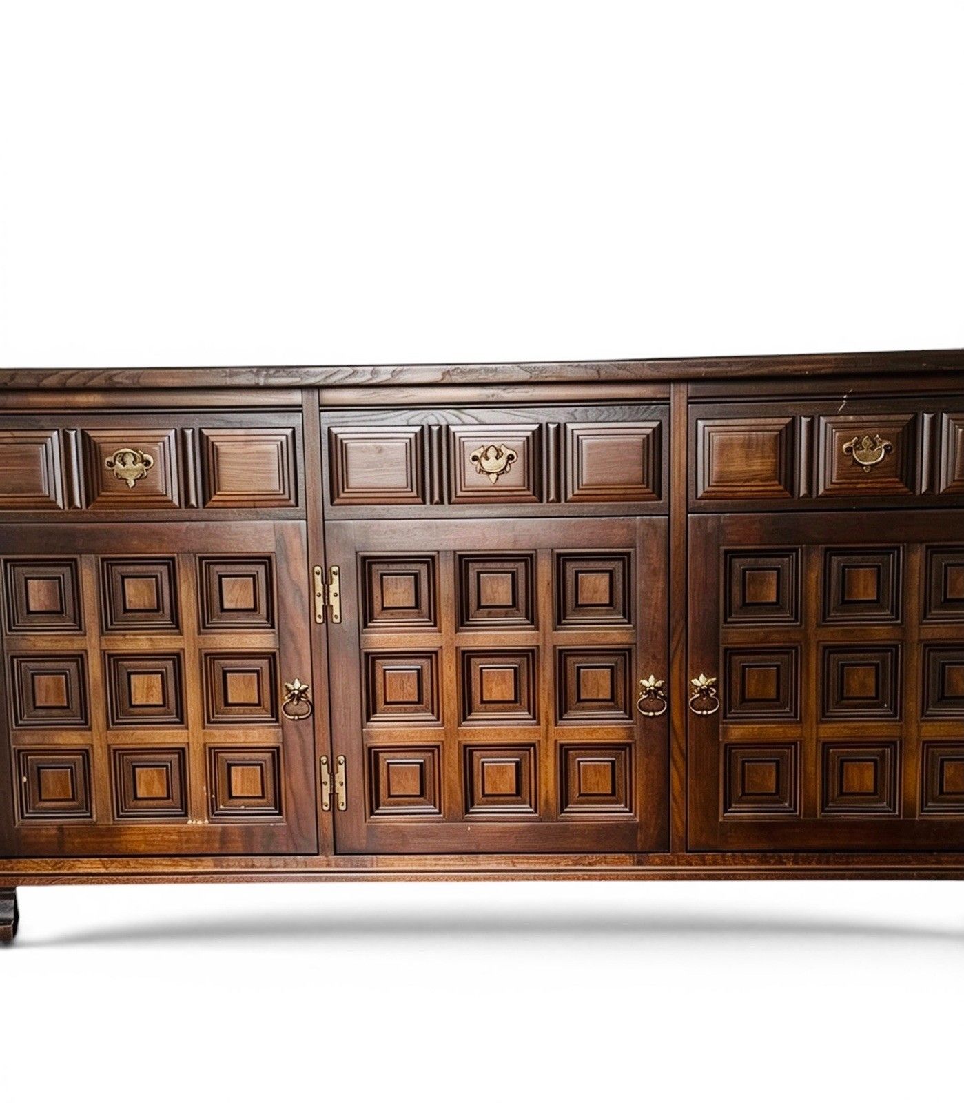 photo vinterior A.Younger Toledo Sideboard Mid Century C1970s Spanish Brutalist Style Rare