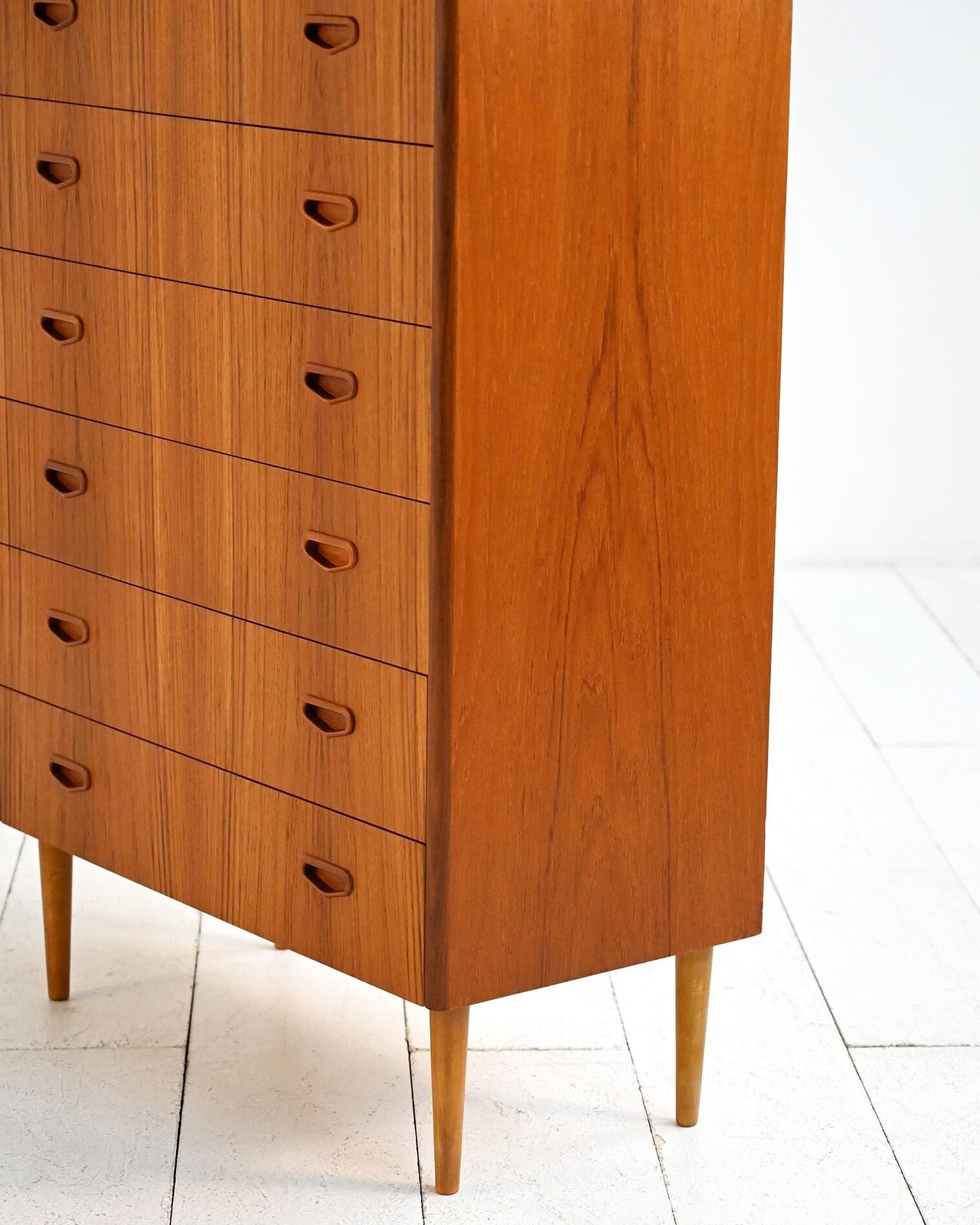 Scandinavische teakhouten ladekast, jaren 1960 photo vinterior