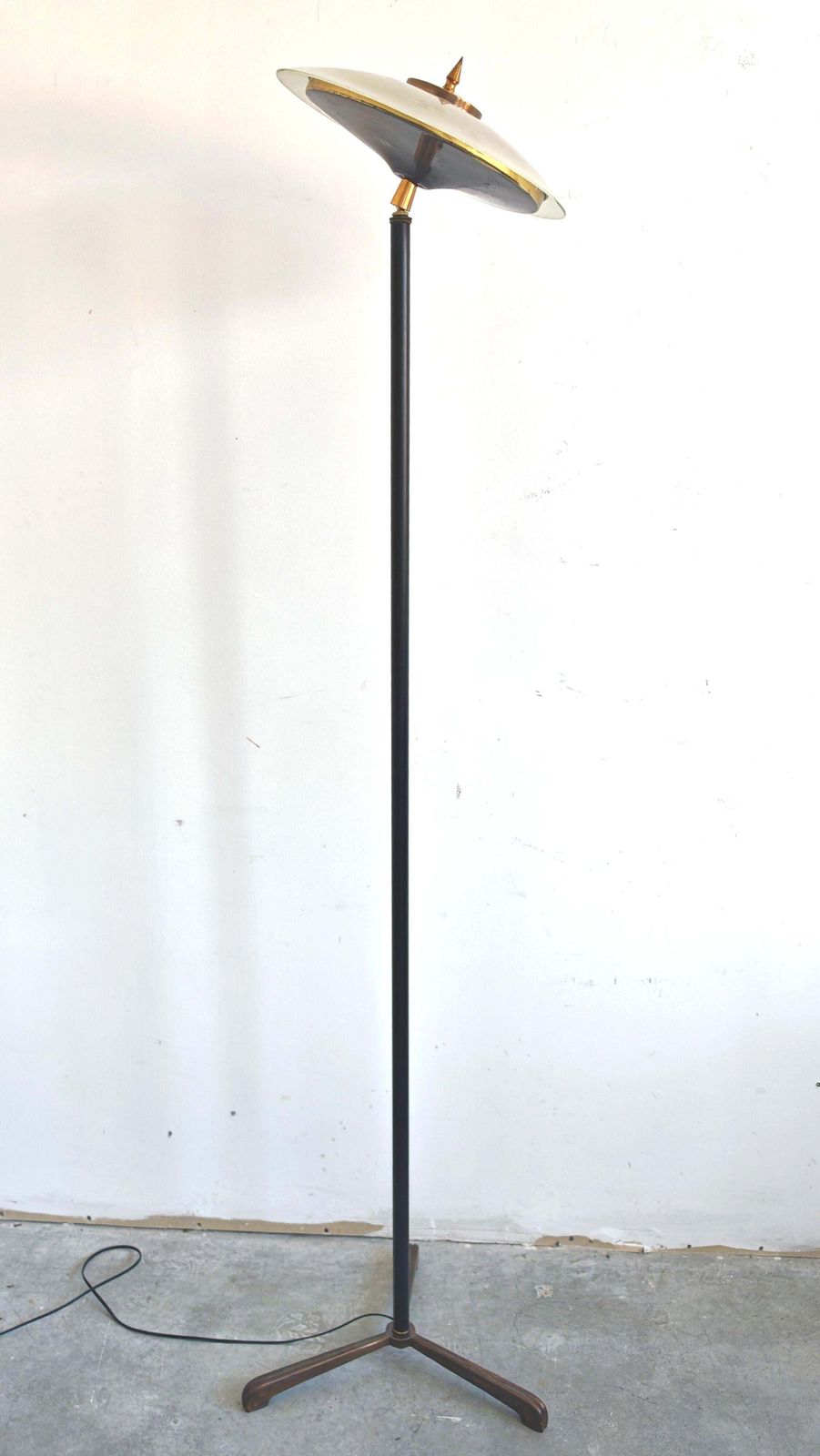 Zeldzame Mid-Century Wand- en Vloerlamp Toegeschreven aan Pietro Chiesa voor Fontana Arte, Italië photo 5000.0