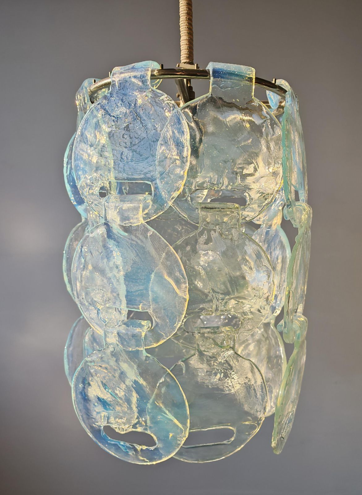 photo for sale Murano Glazen Kroonluchter van Carlo Nason voor AV Mazzega, Italië ca. jaren 1970