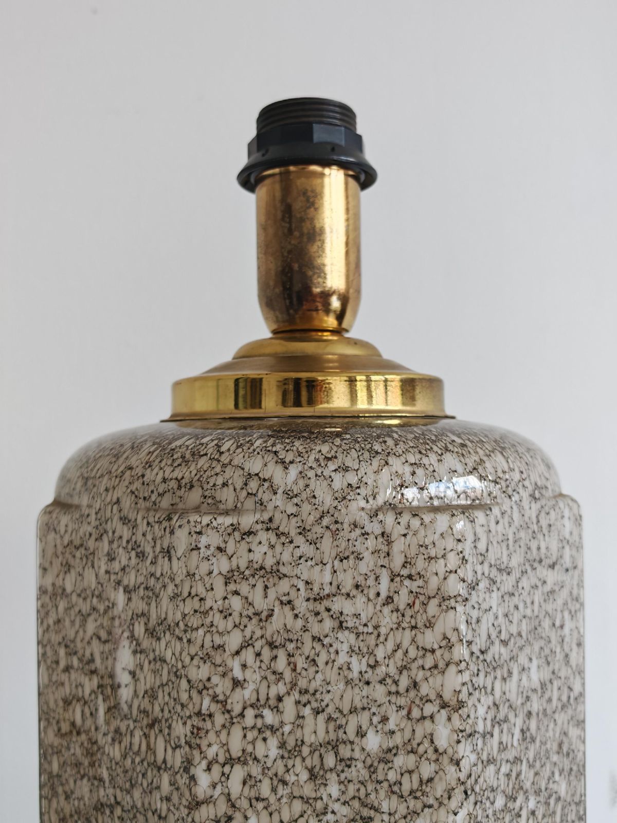 Murano Pulegoso Glazen Mid-Century Tafellamp, Italië, jaren 1970 photo buy