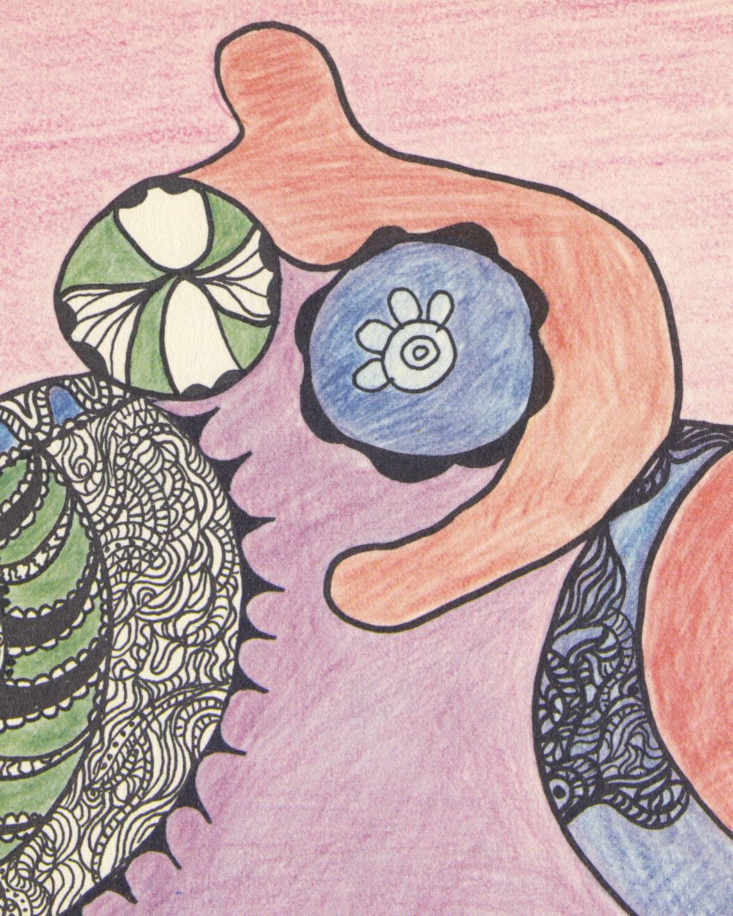 Zeldzame lithografie van Niki de Saint Phalle photo furniture