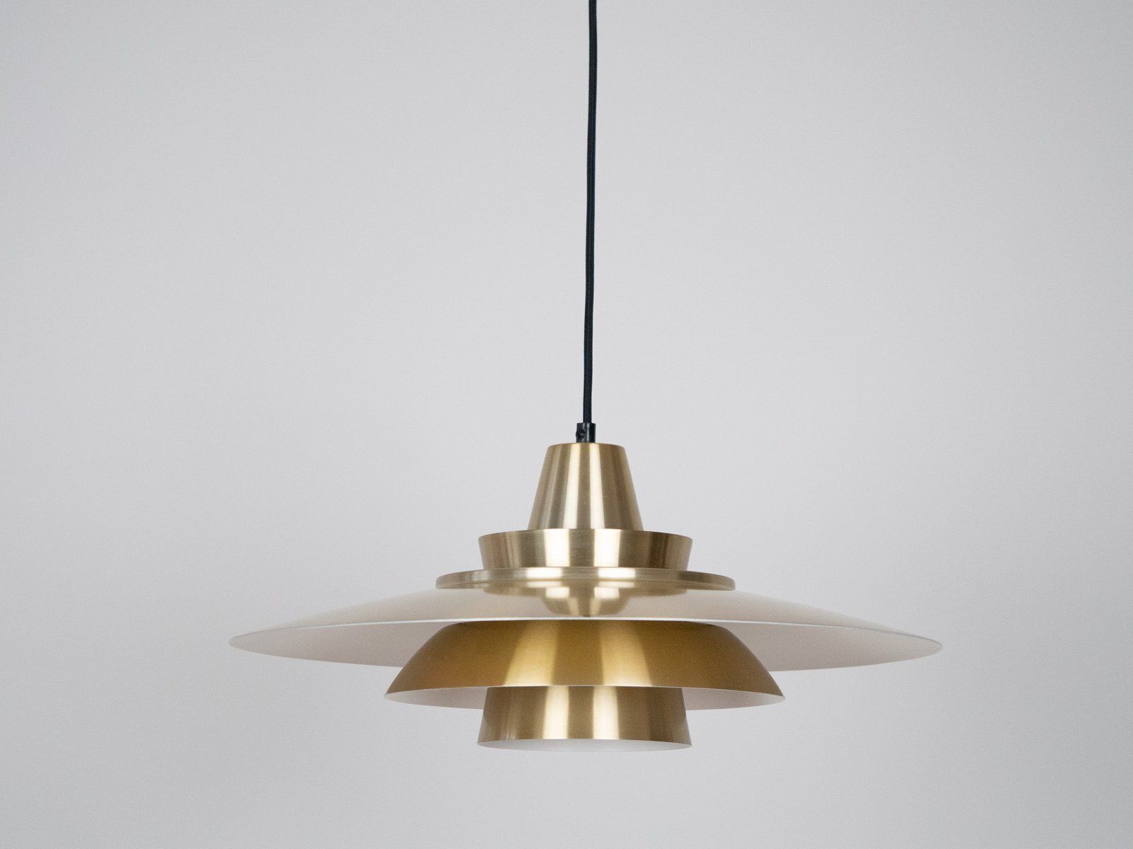 Vintage Aluminum Pendant Lamp By David Mogensen For Superlight, 1980s photo for sale