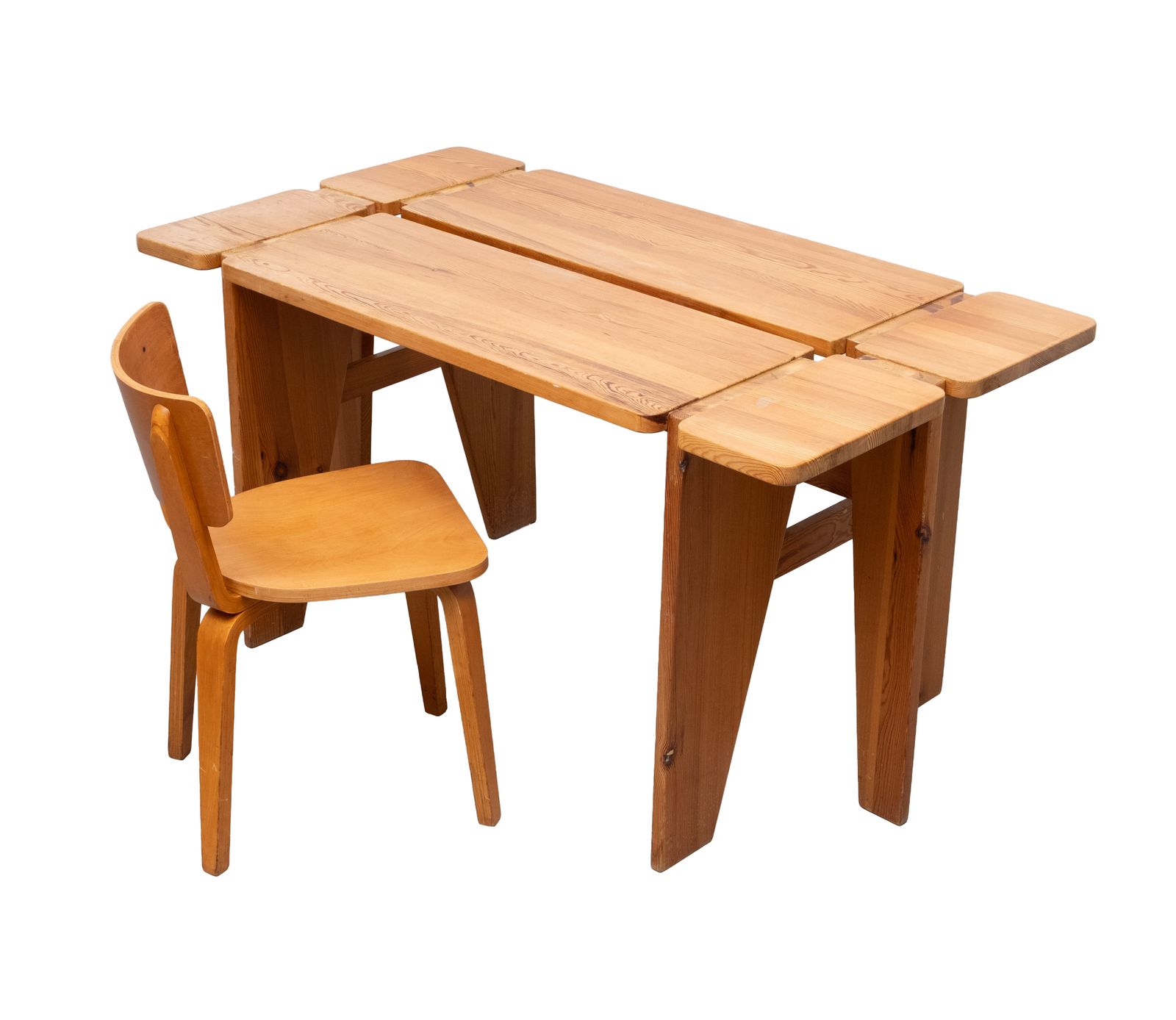 photo furniture Unique Rauni Peippo Apila Pine Table Finland 1960