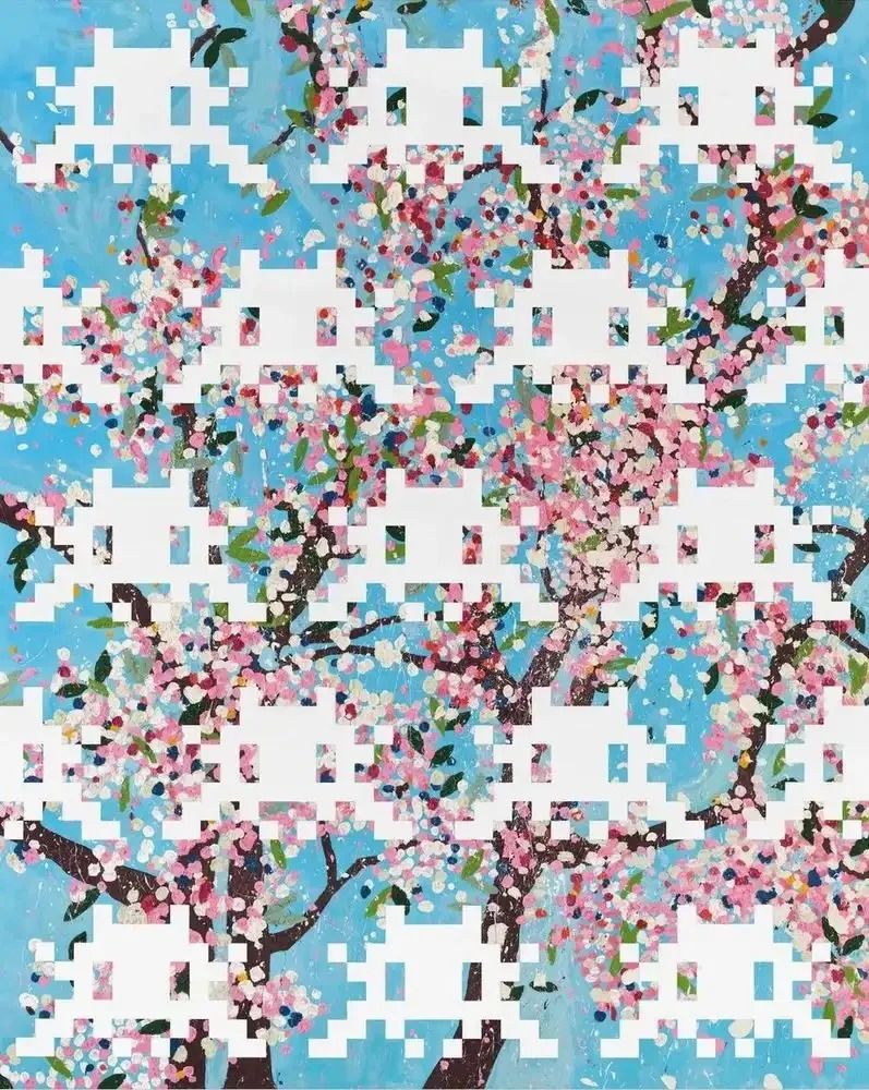 Damien Hirst Invaded Blossom, 2026