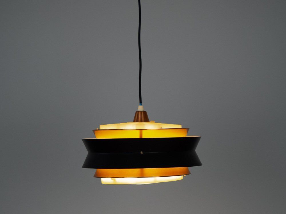 Vintage Swedish Trava Pendant Lamp By Carl Thore For Granhaga Metallindustri, 1960s photo furniture