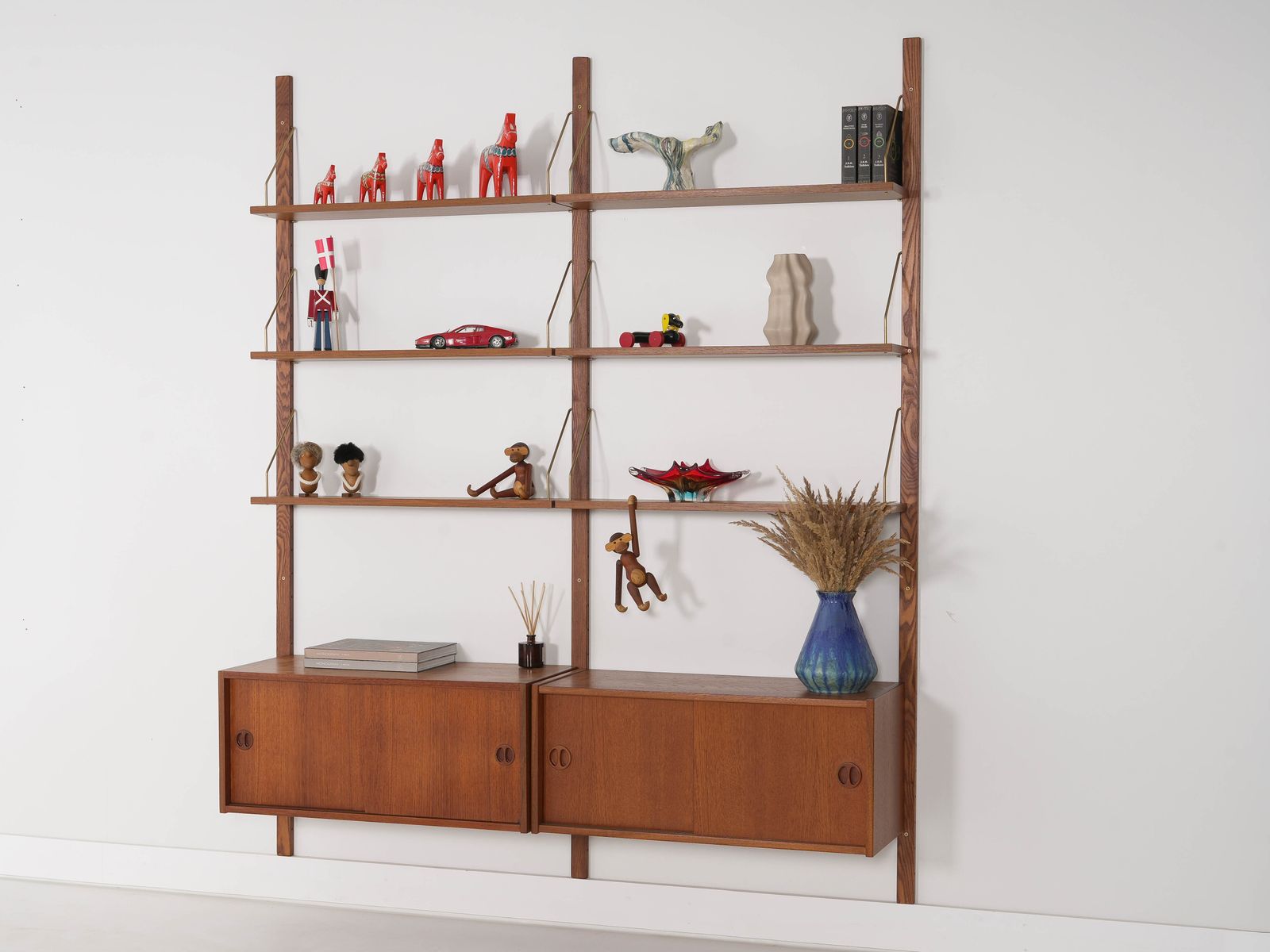 Teak Modular Shelving Unit, Danish Design, 1960s, Made In Denmark photo Furniture