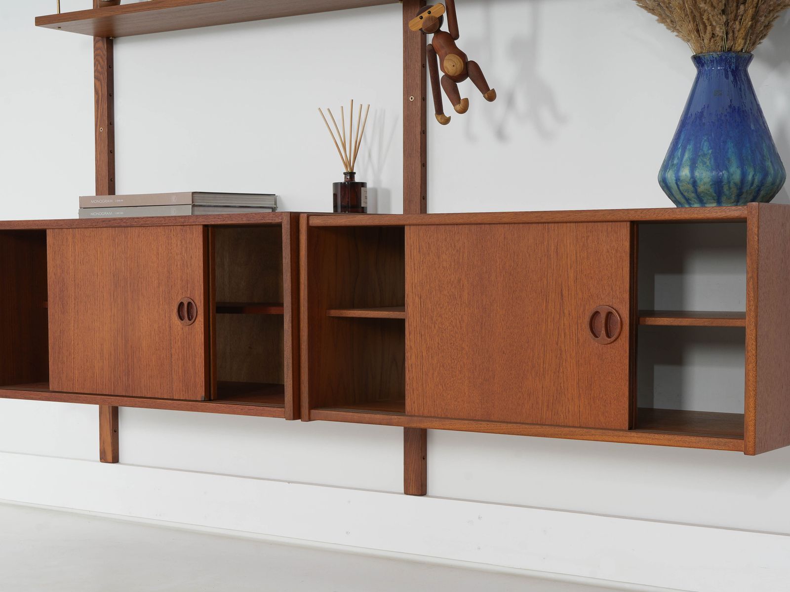 2449.0 Teakhouten modulaire kast, Deens design, jaren 1960, gemaakt in Denemarken photo