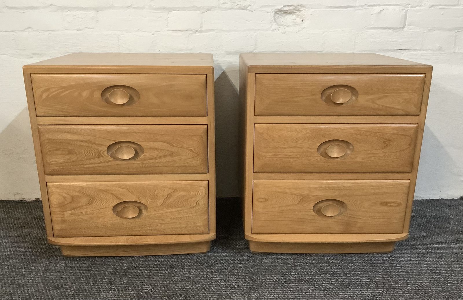 Matching Pair Of Ercol Windsor Bedside Chests.