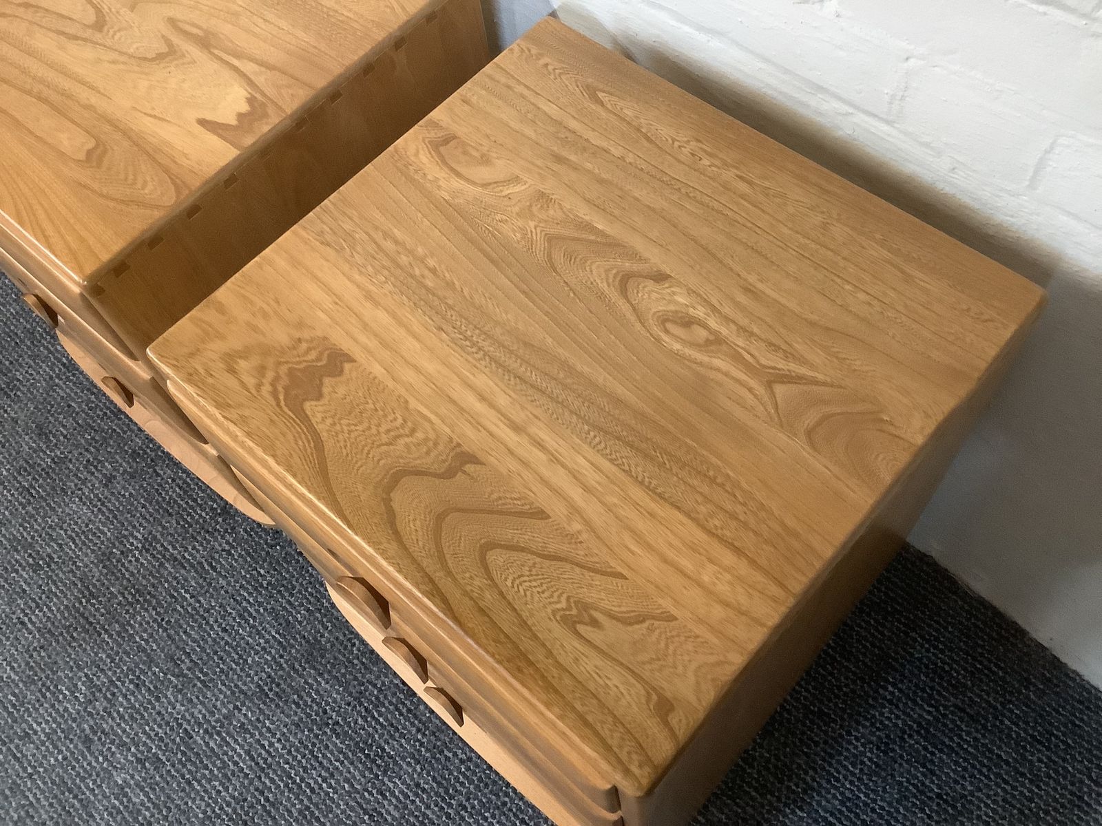 Matching Pair Of Ercol Windsor Bedside Chests. photo 950.0