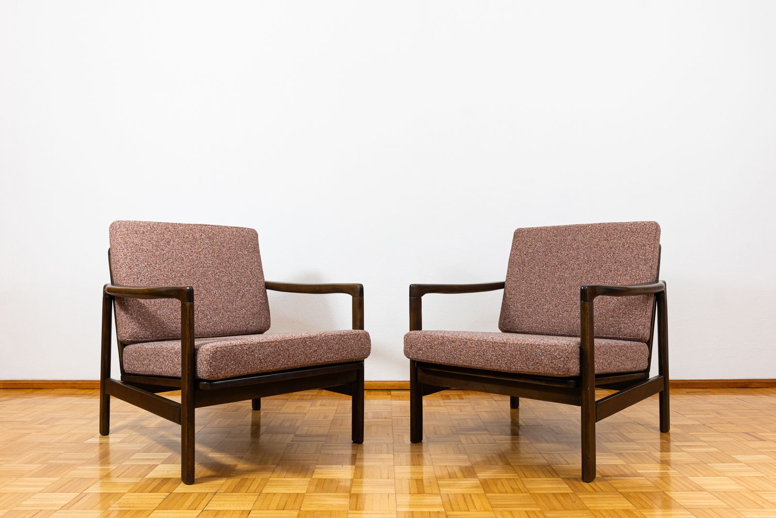Mid-Century Modern fauteuils van Zenon Bączyk, ca. jaren 1960, set van 2 photo 1300.0