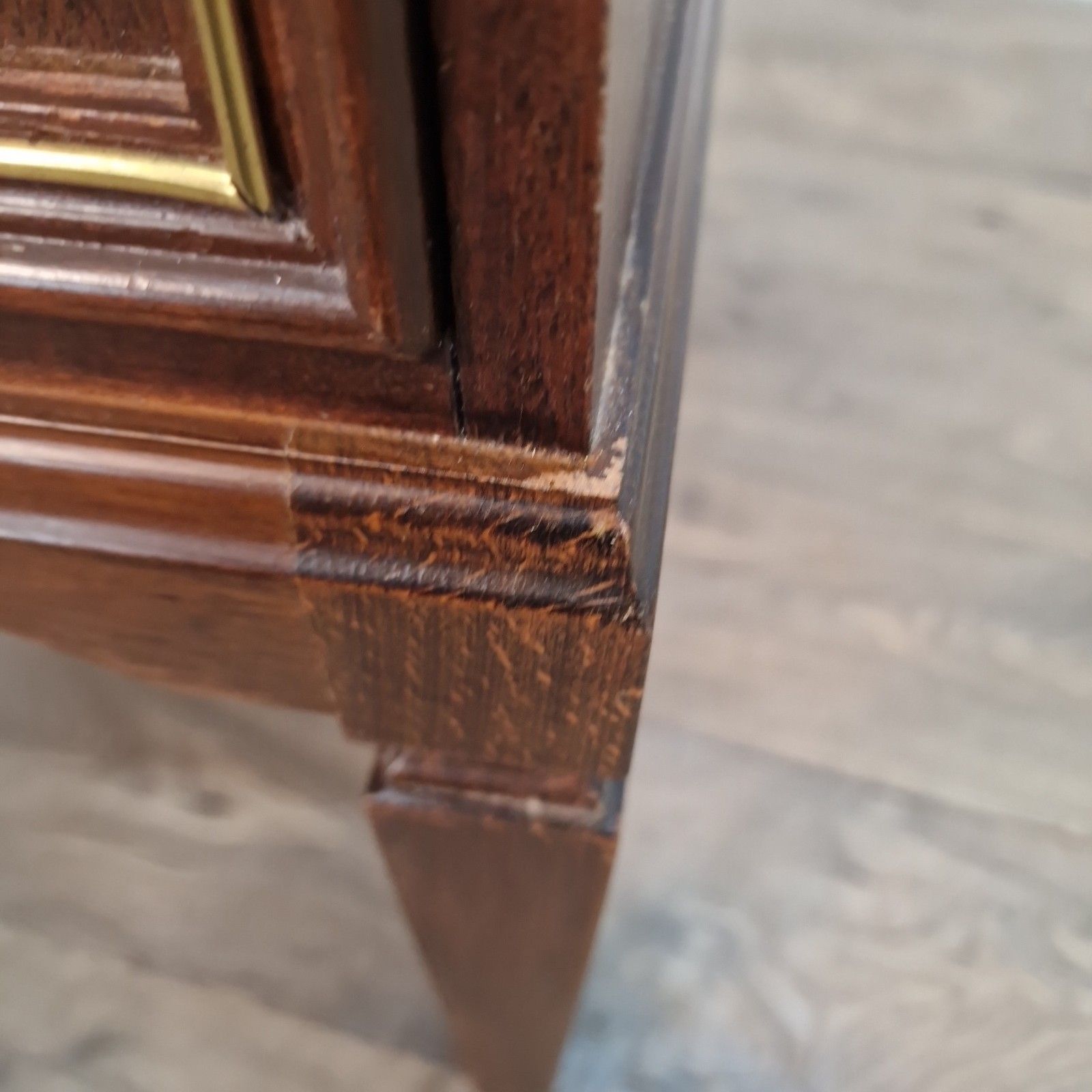 Vintage Mahogany Bedside Cabinet Table Two Drawer Chest Georgian Revival photo buy