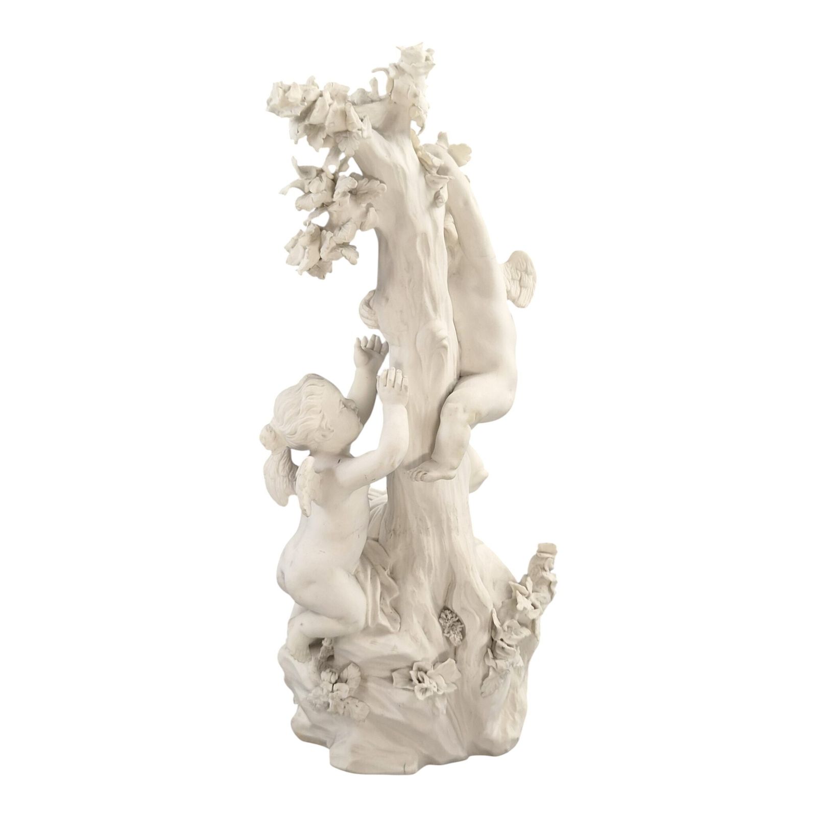 Rare Derby Biscuit Porcelain Air Group, Four Elements No. 48, C.1773 photo for sale