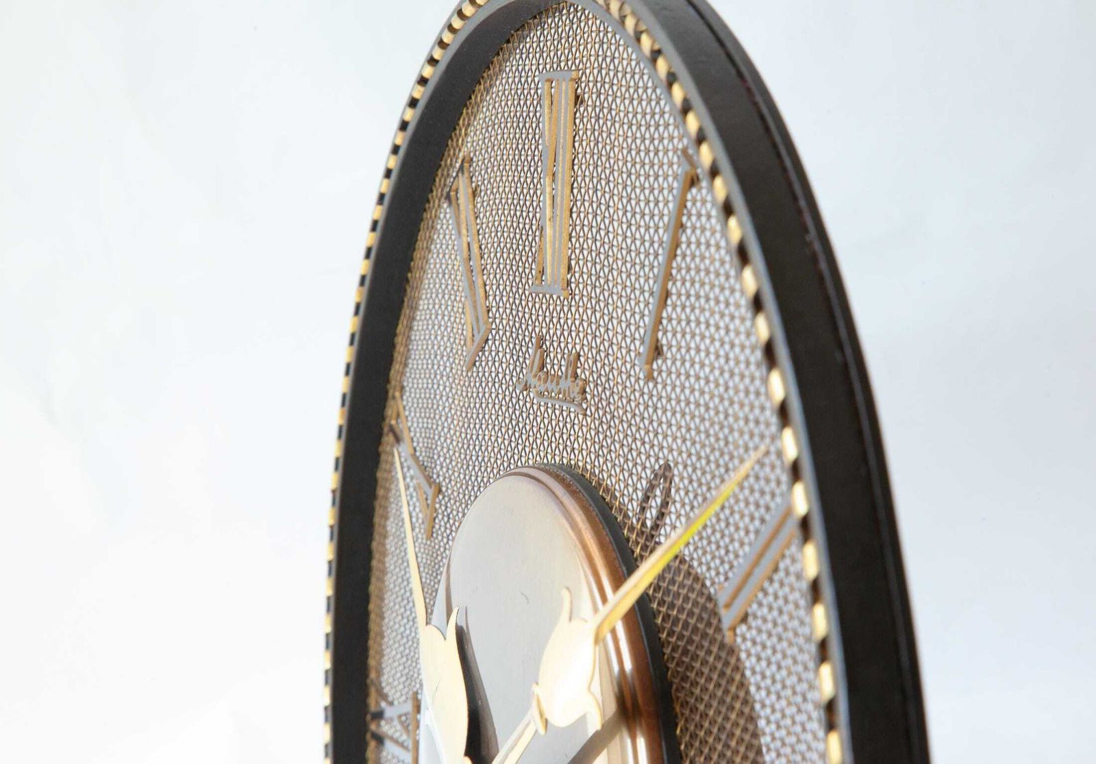 photo furniture Superb Mauthe Art Deco Wall Clock Mid Century Modernism Bauhaus Style Germany Transparent Junghans 1940s Xl