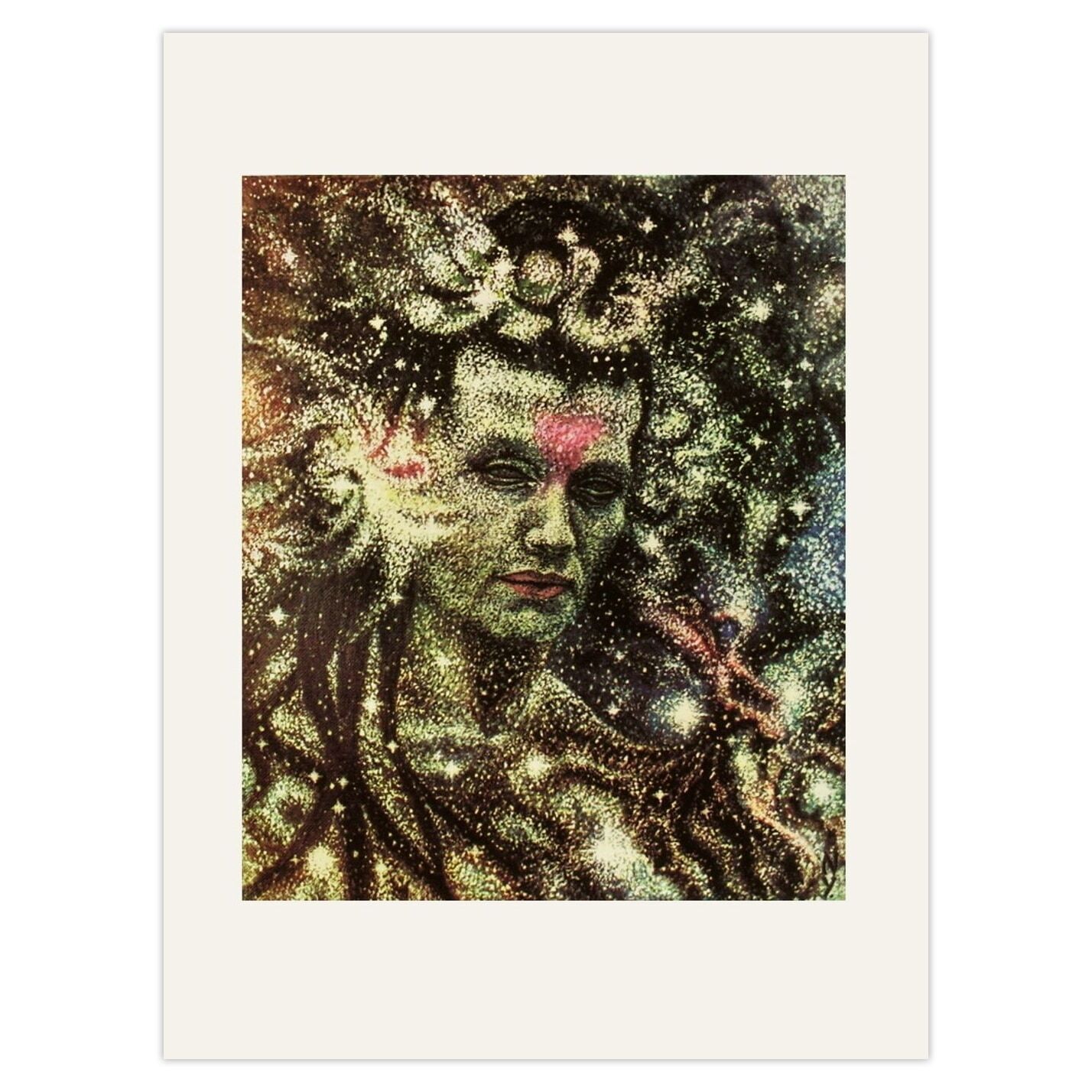 Valentine Hugo Zeefdruk Portret De Nush Eluard