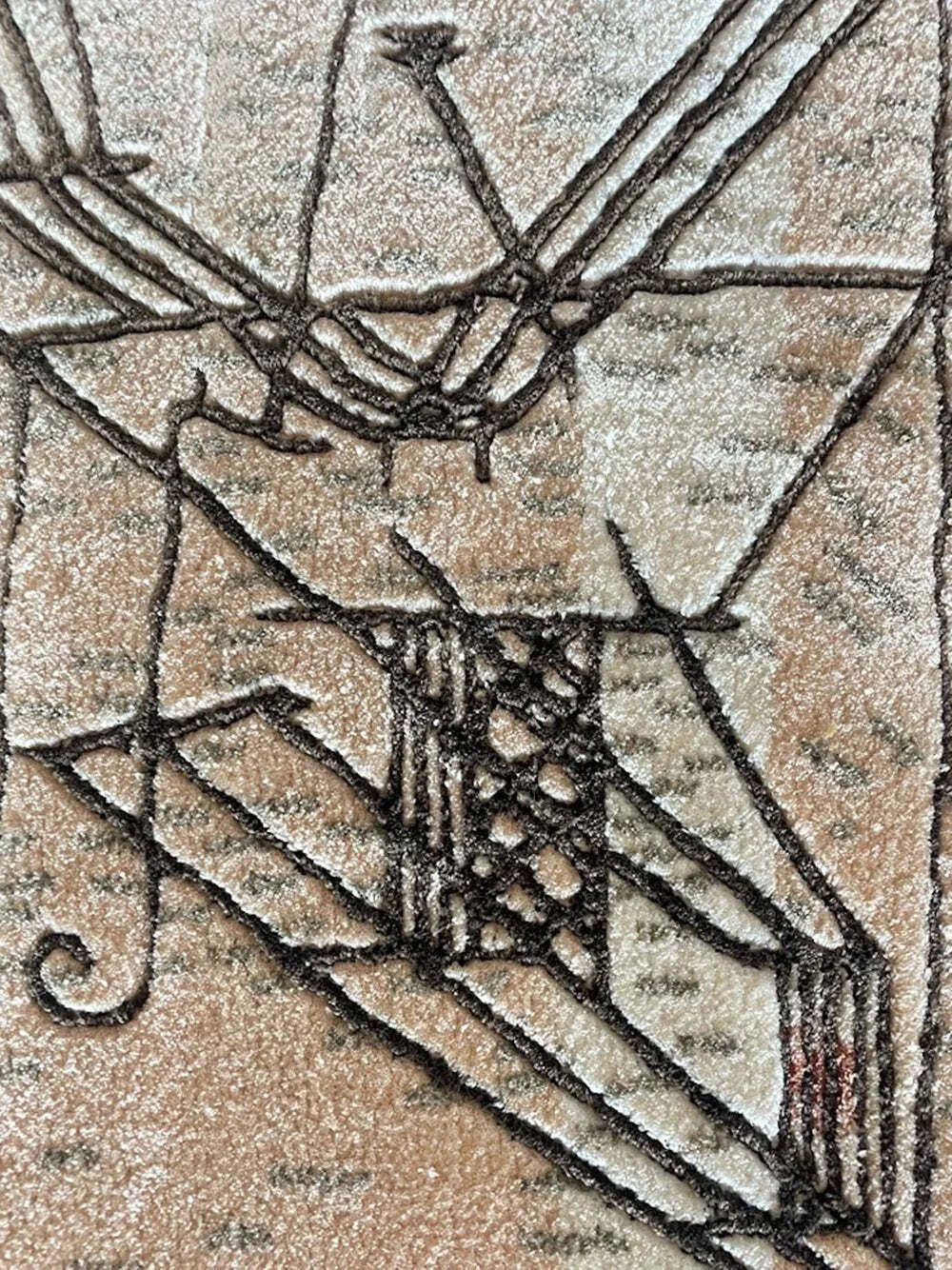 Handgeweven wandtapijt 'The Tightrope Walker' naar Paul Klee photo 430.0
