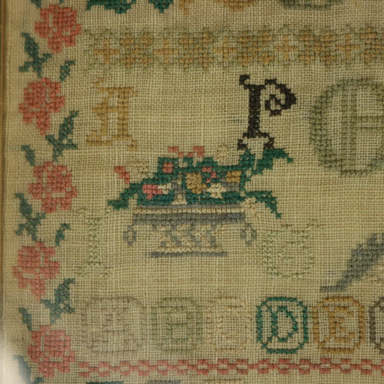 photo furniture Antique Sampler, C.1850, By Elizabeth Carter, Sussex