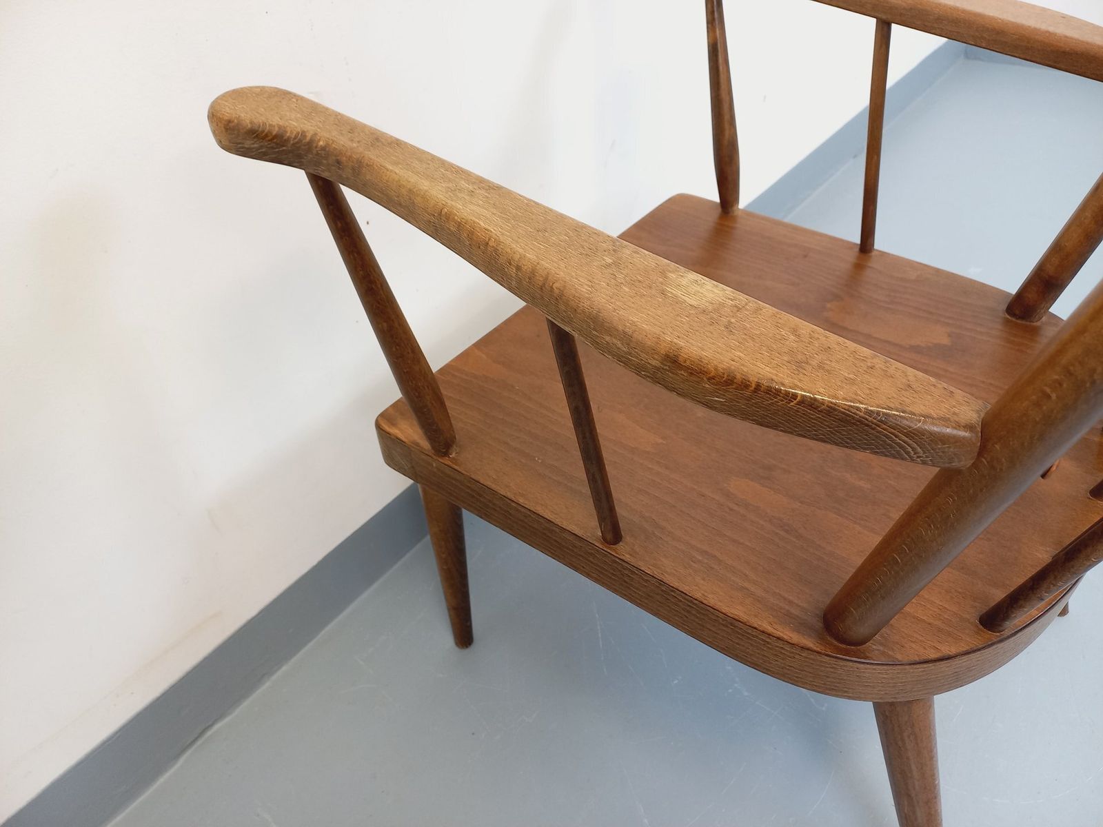 Meubels Baumann fauteuil, Fan-model, ca. jaren 1960 photo