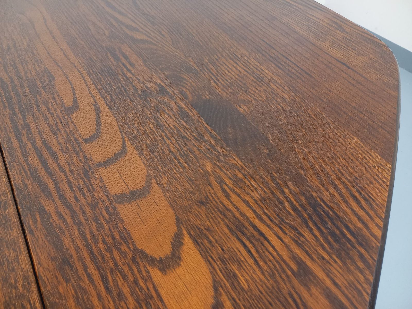 2956.0 Brutalist Hexagonal Oak Dining Table photo