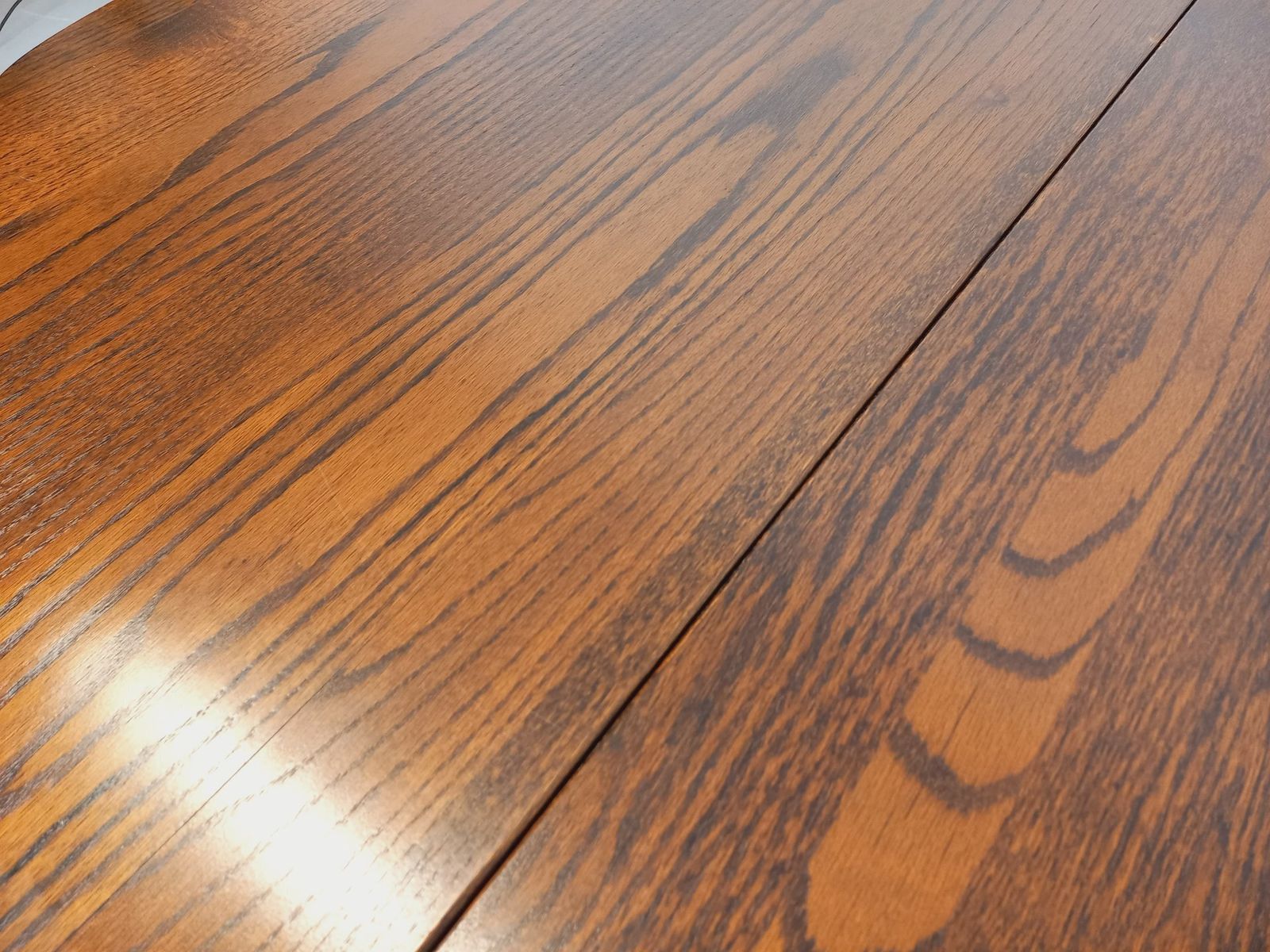 photo buy Brutalist Hexagonal Oak Dining Table
