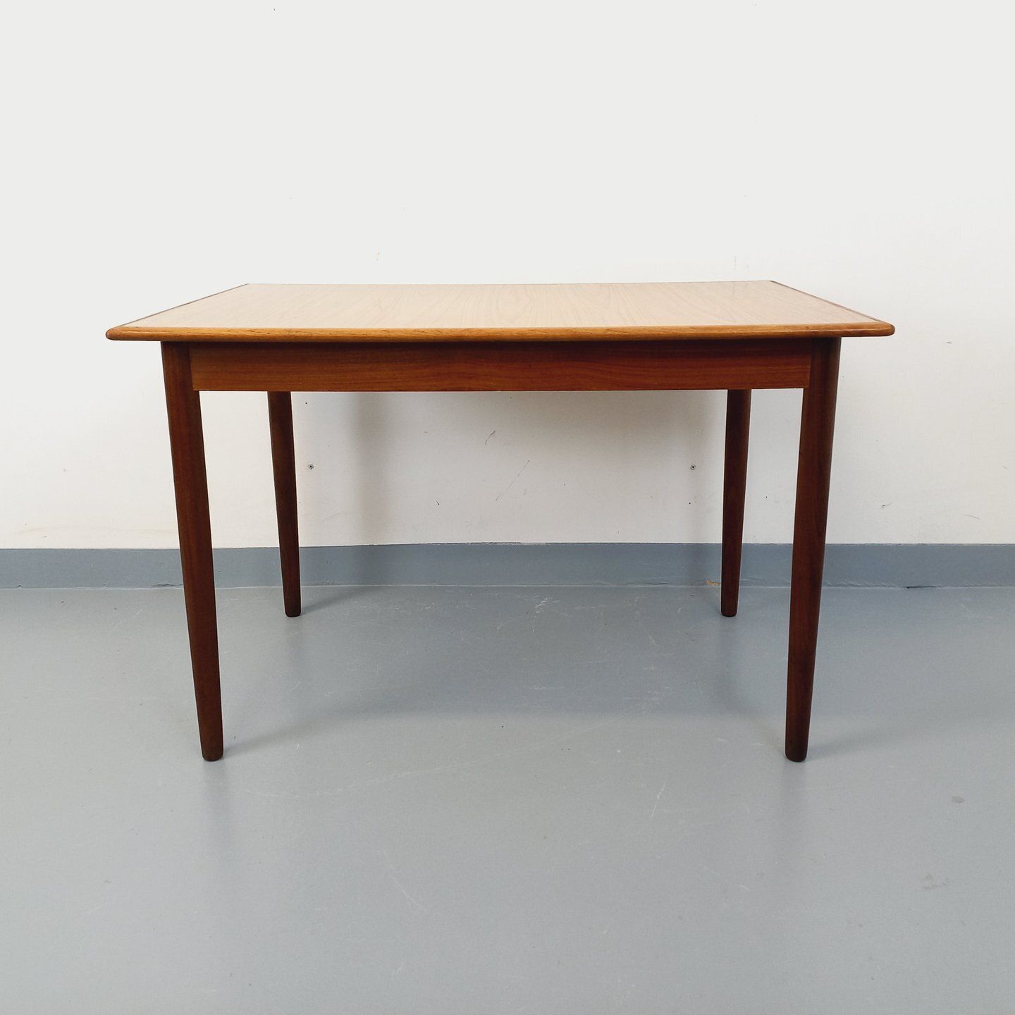 Scandinavian Rectangular Dining Table In Teak And Melamine photo 697.0