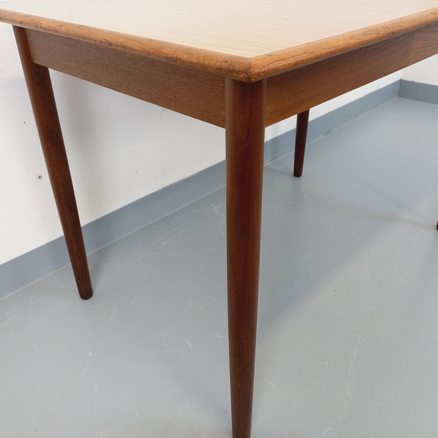 Scandinavian Rectangular Dining Table In Teak And Melamine photo vintage