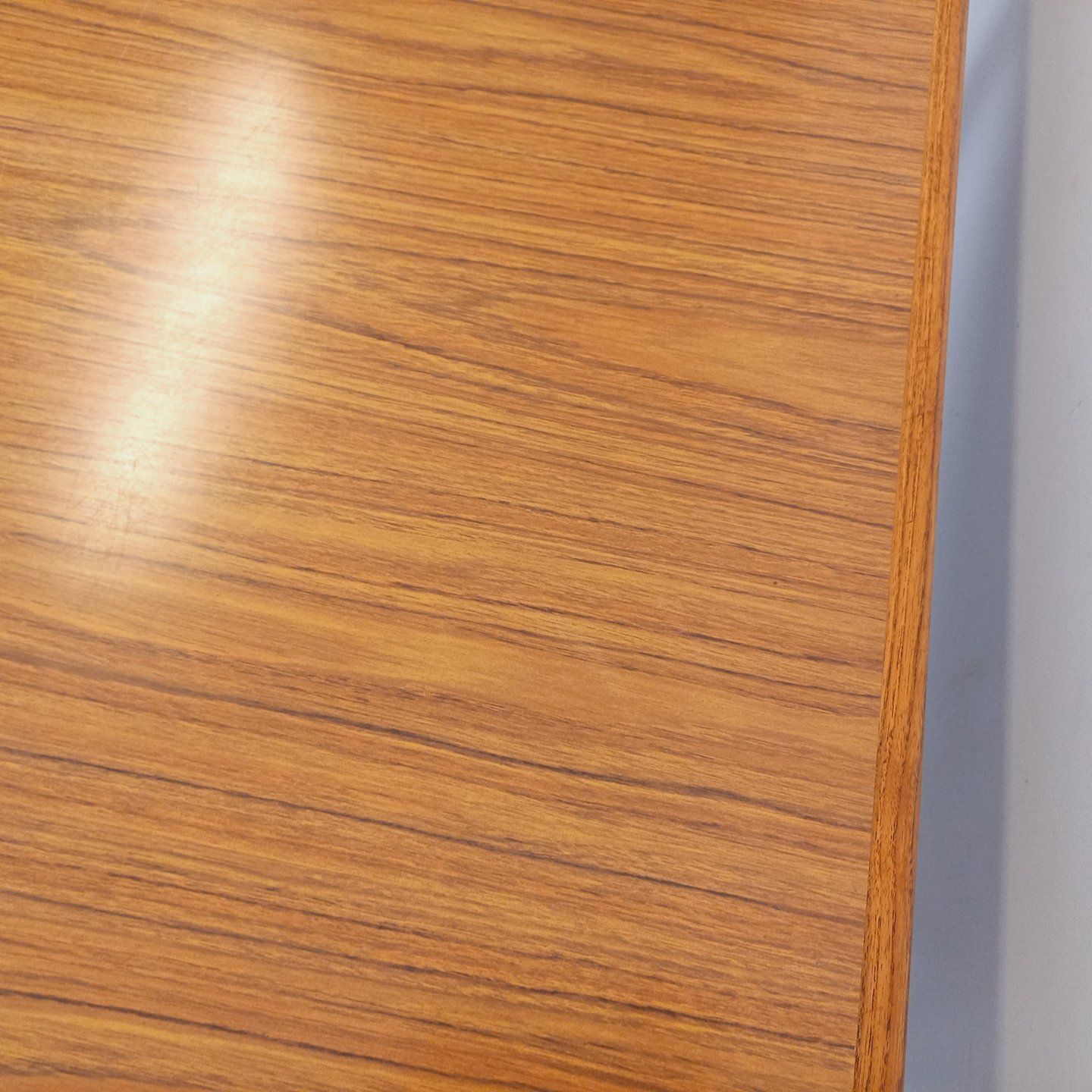 photo vintage Scandinavian Rectangular Dining Table In Teak And Melamine